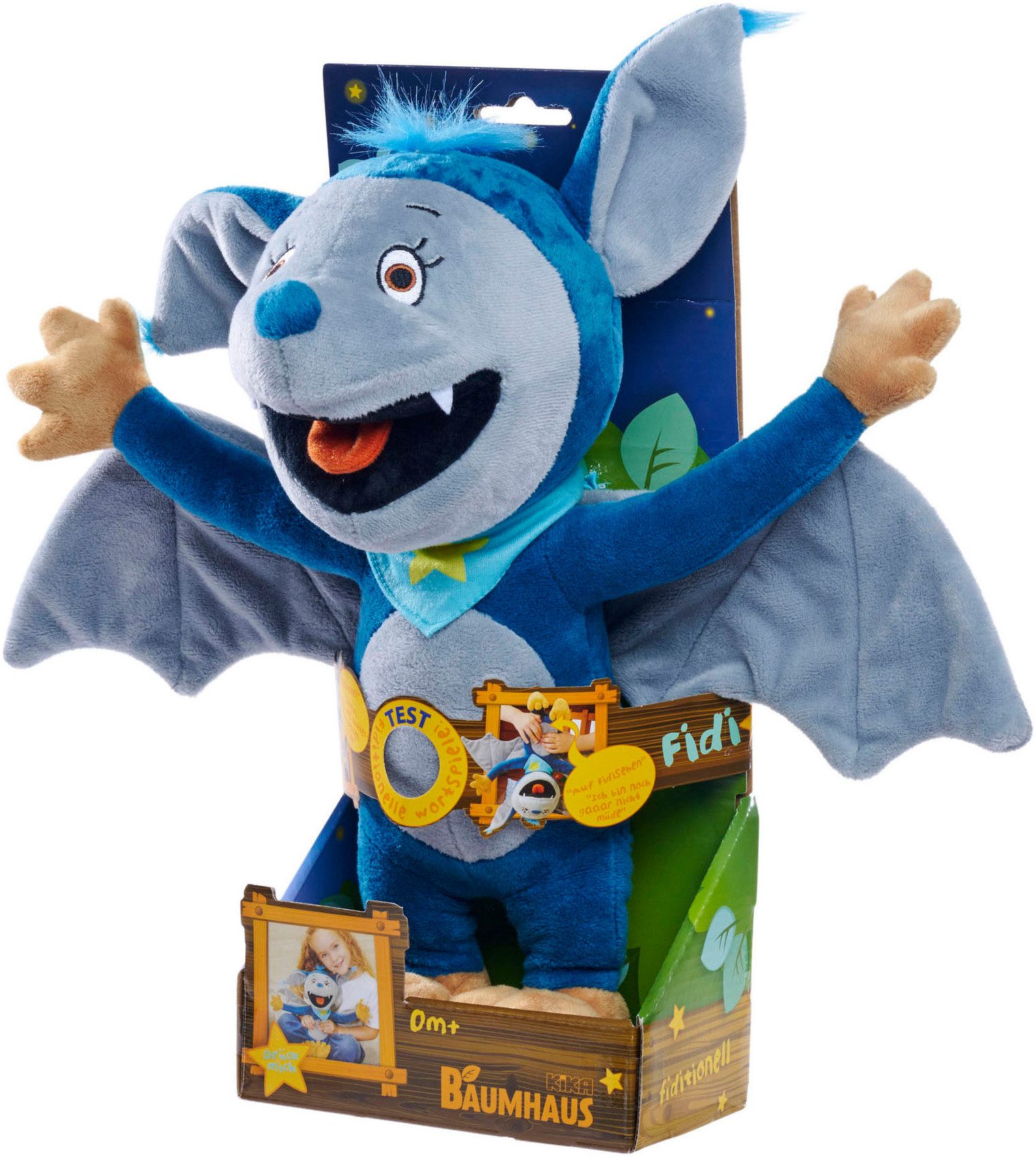 SIMBA Plüschfigur Fidi Fledermaus Wortspiel, mit Sound günstig online kaufen