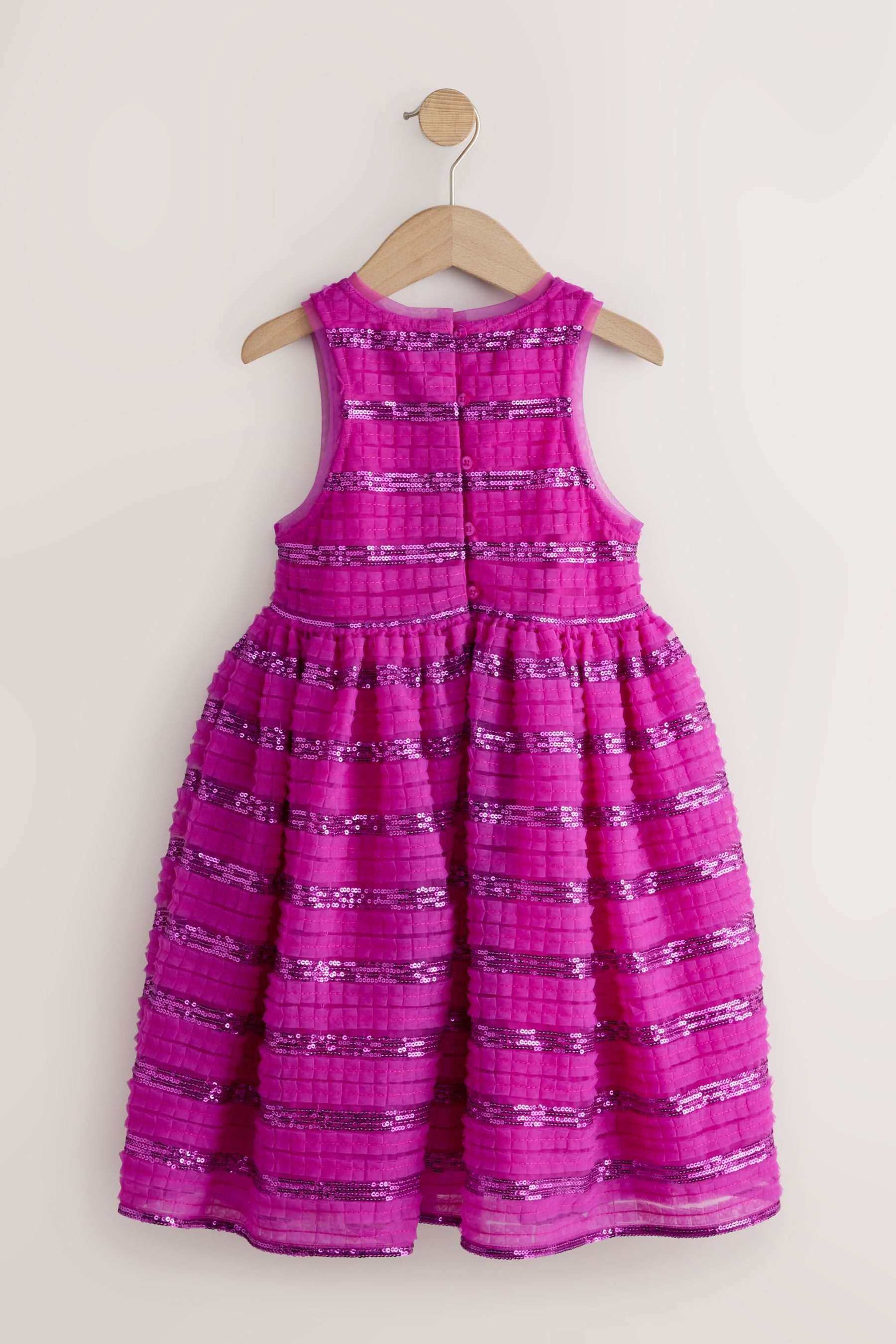 Next Partykleid Festliches Paillettenkleid mit Rüschen (1-tlg) – Bild 2 von 5