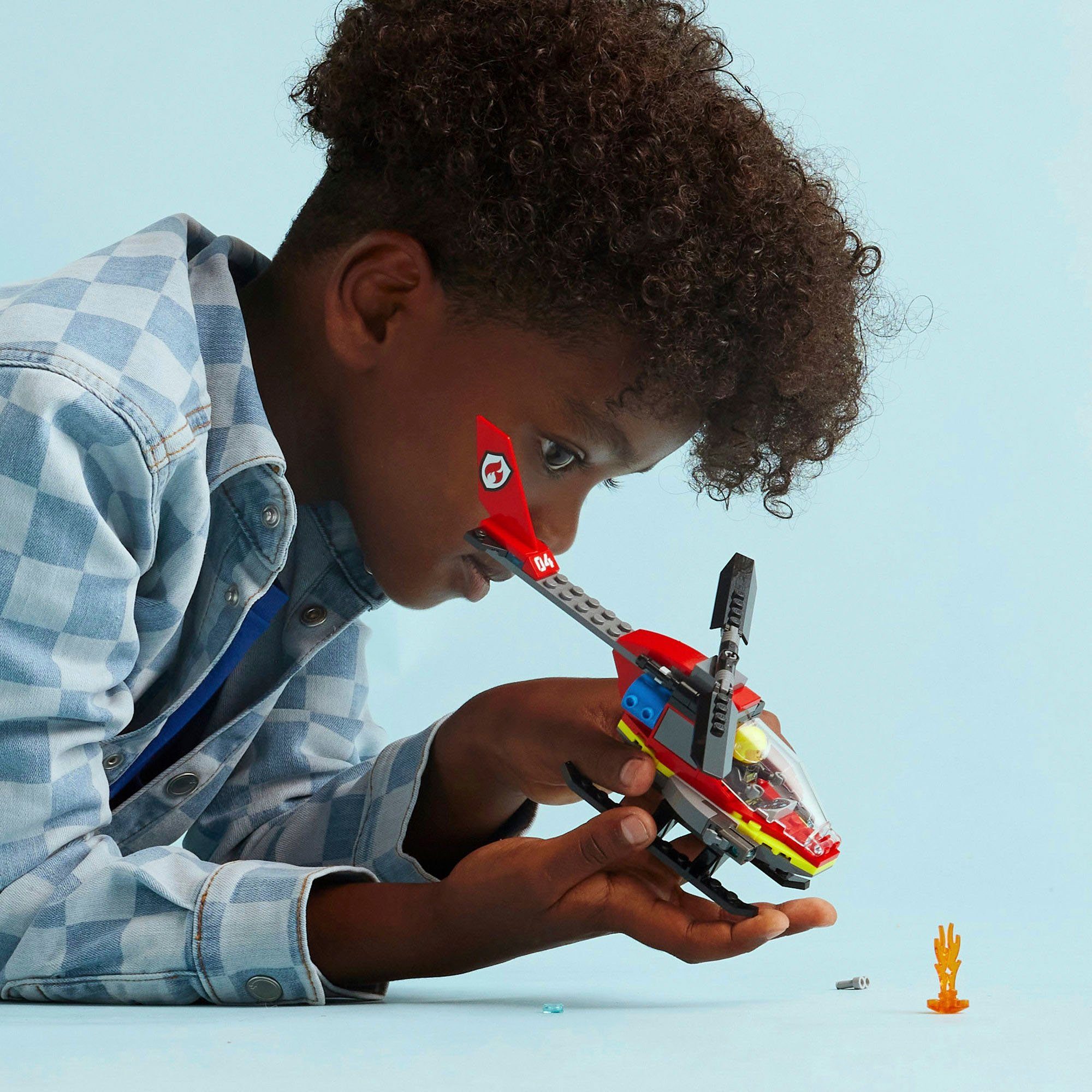 LEGO® Feuerwehrhubschrauber (60411), LEGO City Konstruktionsspielsteine, (8 günstig online kaufen