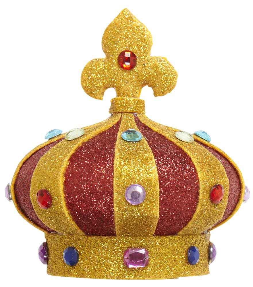 Widmann S.r.l. Kostüm Haarspange Mini Krone für König