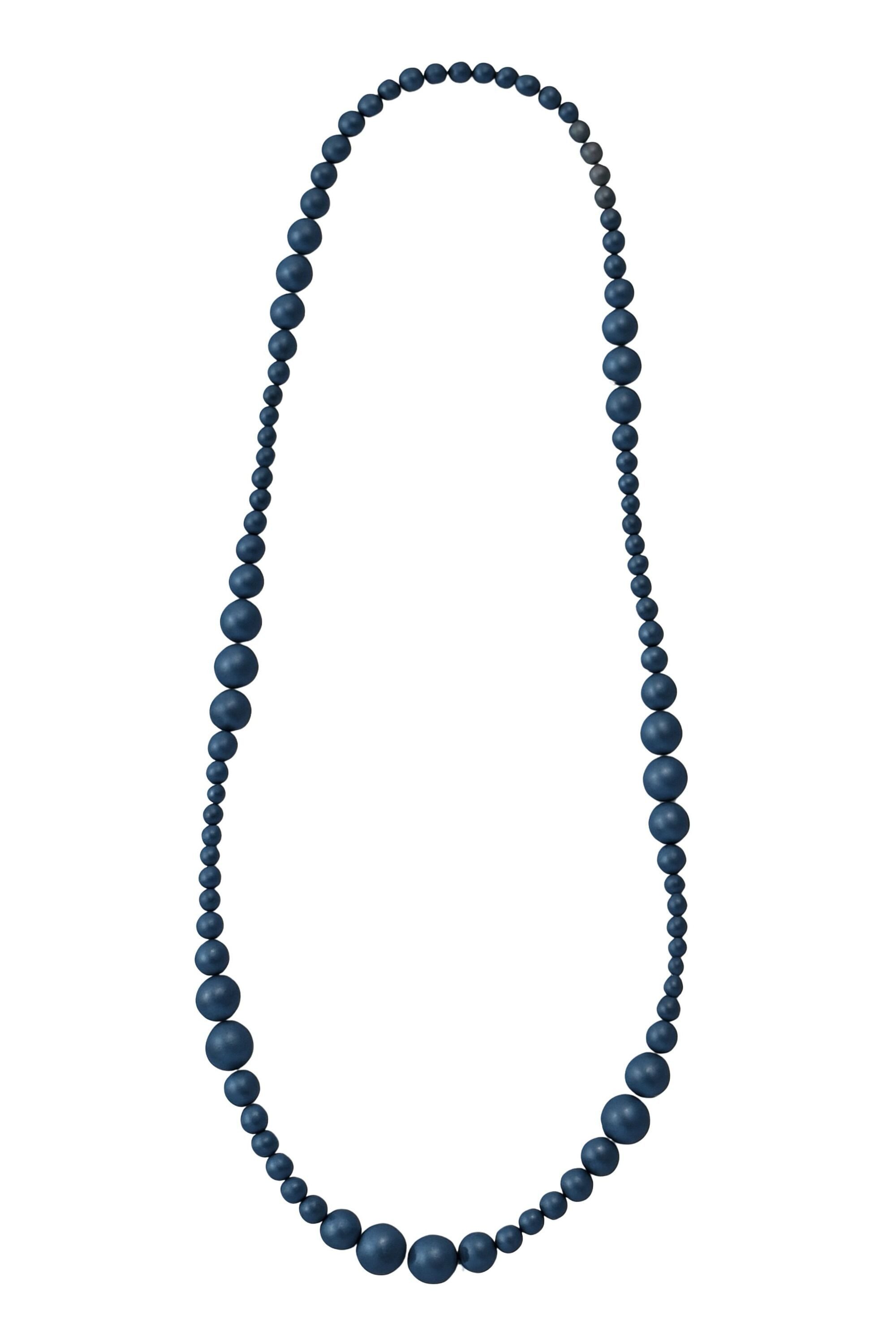 COLLEZIONE ALESSANDRO Lange Kette Ajala, aus Holzperlen in verschiedenen Größen