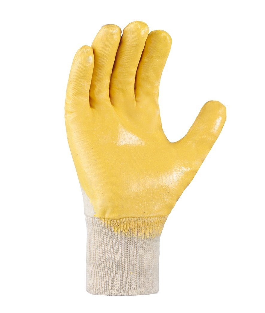 teXXor Arbeitshandschuh-Set teXXor 12 Paar 2356 Nitril-Sicherheits-Handschuhe Schutzhandschuhe, Arbeitshandschuhe, Baumwolle ¾ Nitril-Beschichtung
