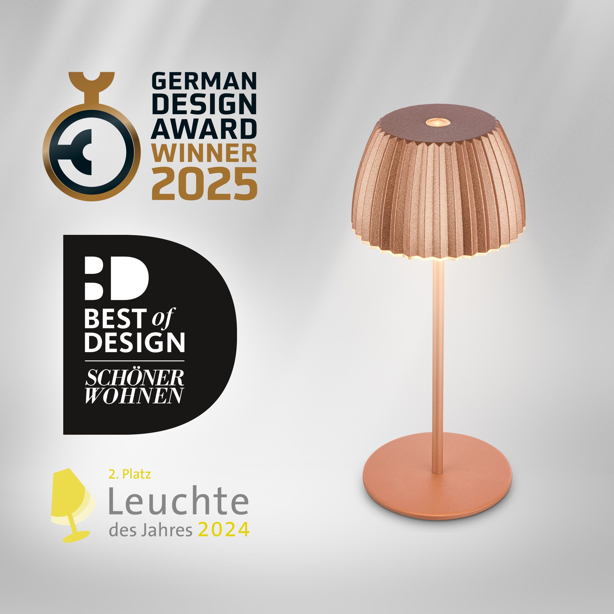 Briloner Leuchten LED Tischleuchte Riffle Tischlampe günstig online kaufen