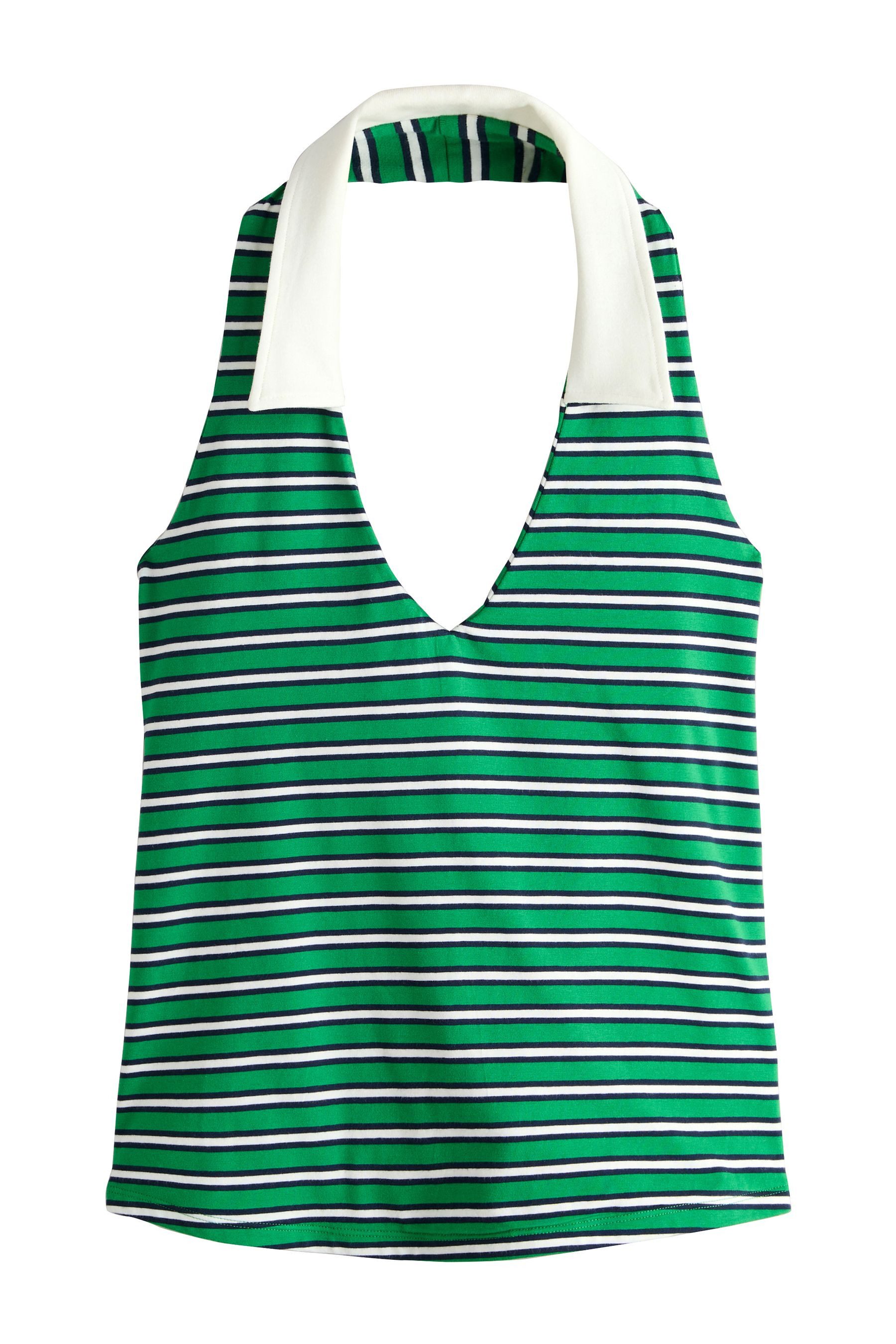 Next Trägertop Neckholder-Top mit Kragen (1-tlg)