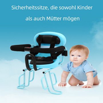 DOPWii Fahrradkindersitz Fahrrad-Kindersitz, Fahrrad-Hinterradsitz Kind, für 6 Monate - 6 Jahre, geeignet für Fahrrad, Mountainbike, Blau
