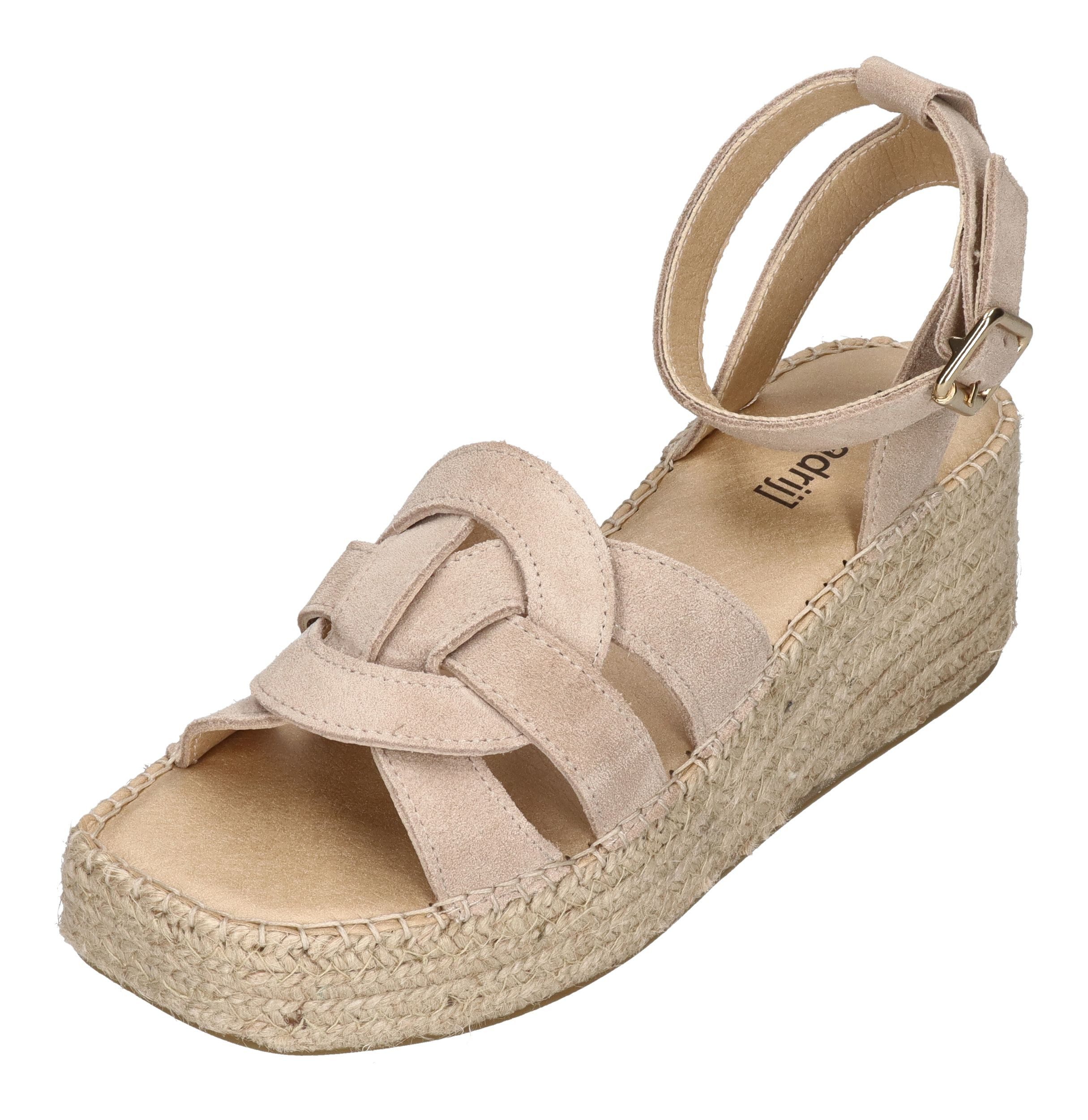 espadrij l´originale TOURS VELOUR HGH Sandalette Beige