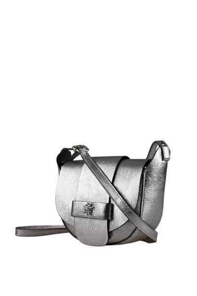 Allgäu Rebell Umhängetasche Trachtentasche, Italienisches Leder mit Edelweiß Applikation