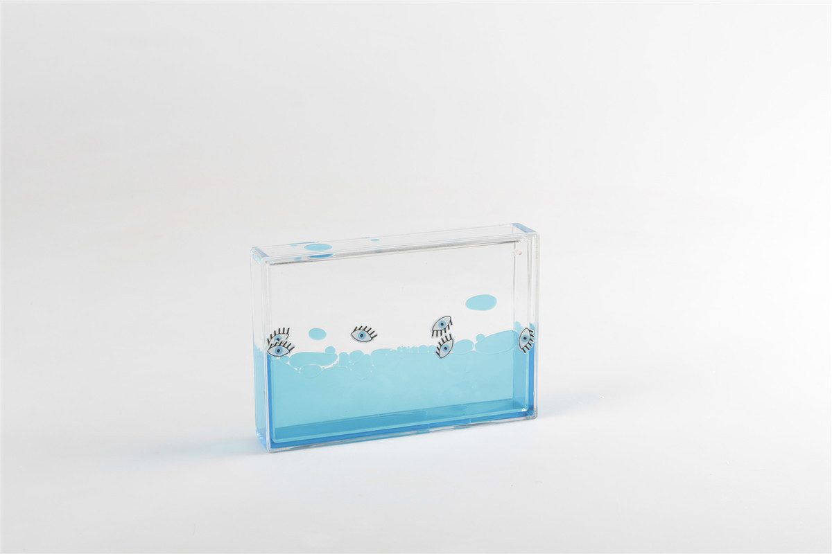 DOIY Fotohalter Aqua Fotorahmen, für 1 Bilder (Tischrahmen, 1 St), ca. 16,5 x 11,5 x 3,5 cm, für Fotos bis 10 x 15 cm - hochkant oder quer