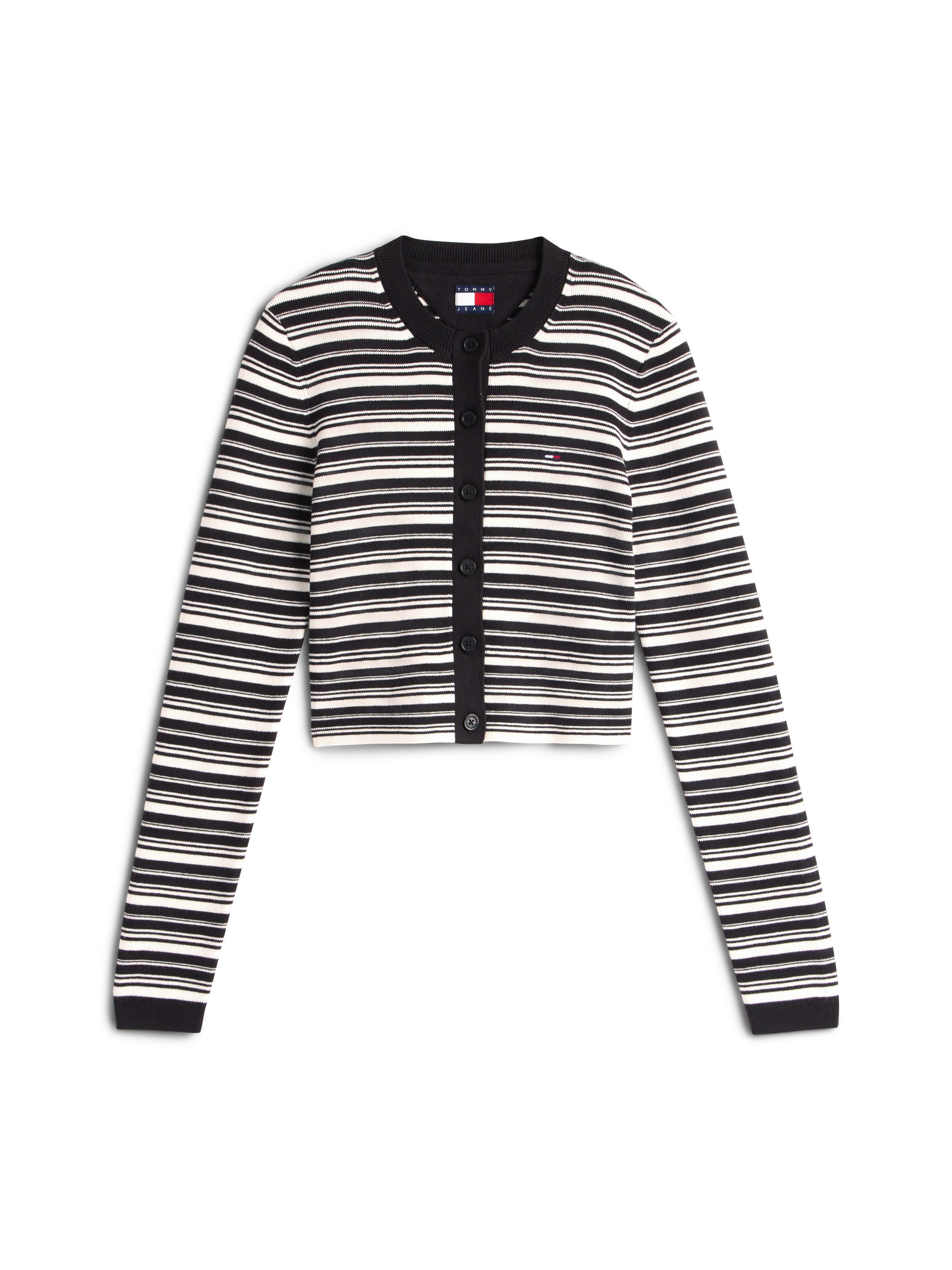 Strickjacke TJW CREW NECK STRIPE CARDI EXT