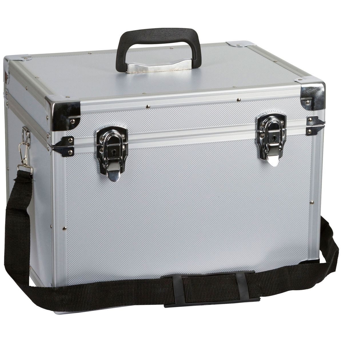 Aufbewahrungsbox Putzkiste Alu Safe 40 x 30 x 30 cm abschließbar mit verstärkten Ecken