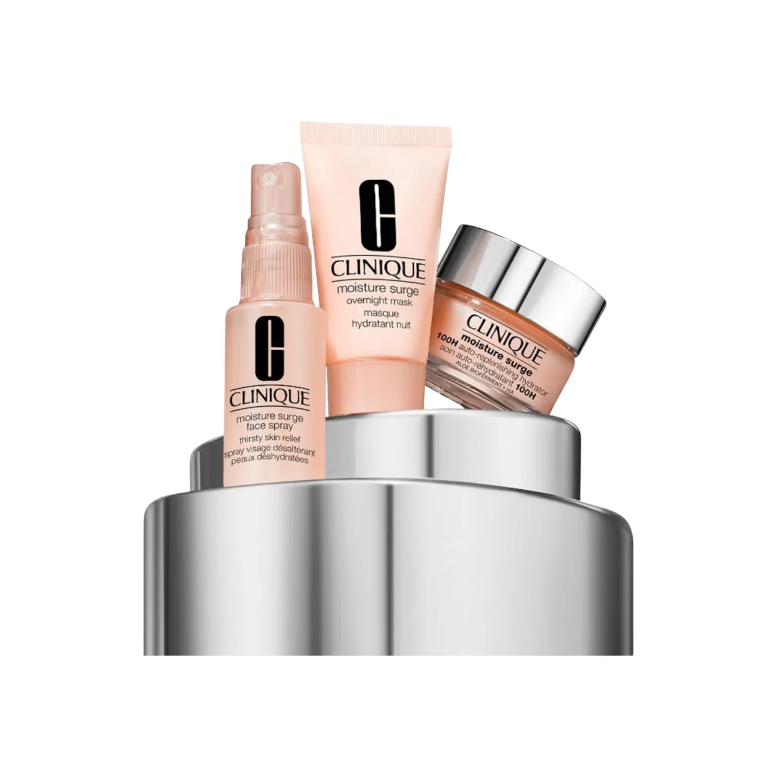 CLINIQUE Gesichtspflege-Set Moisture Surge Hydration Heroes, 3-tlg.