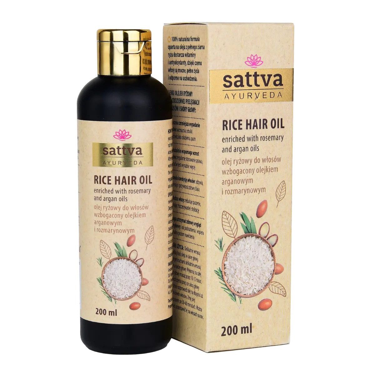 Sattva Haaröl SATTVA Haaröl Reis 200ml