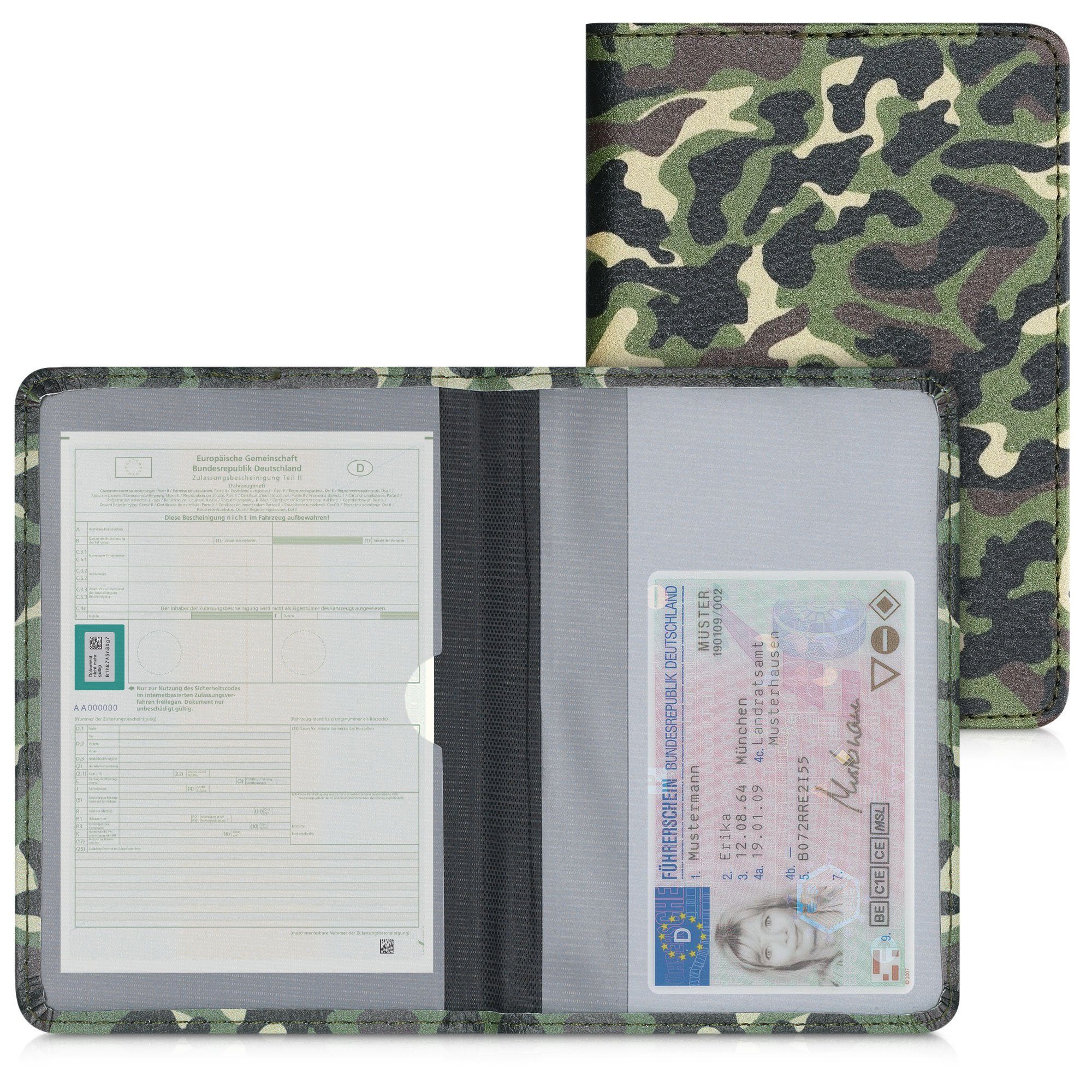 kwmobile Etui Fahrzeugschein Hülle mit Kartenfächern, günstig online kaufen