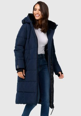 Marikoo Steppjacke Zuraraa XVI langer Winter Mantel gesteppt