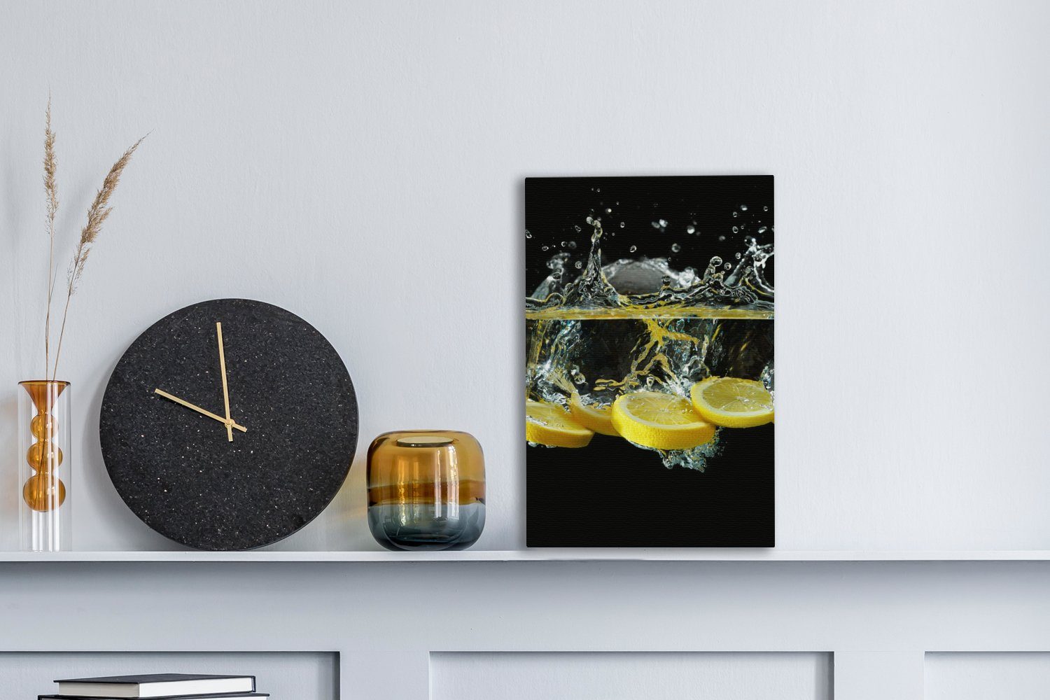 OneMillionCanvasses® Leinwandbild Zitrone - Frucht - Gelb - Stilleben - Was günstig online kaufen