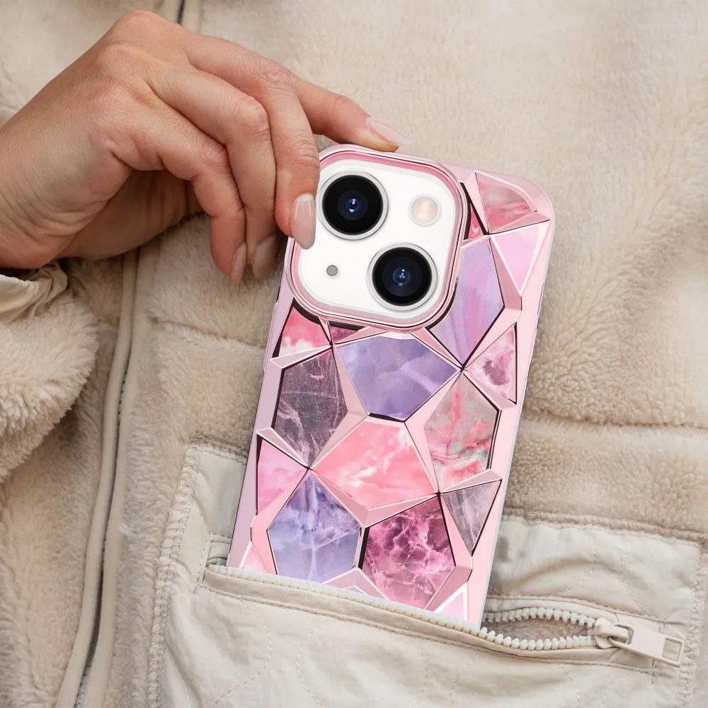 FITSU Handyhülle Schutzhülle für iPhone 13 Hülle Slim Case Handyhülle Cover 6,1 Zoll, Case für iPhone 13 Handyhülle Cover Handy Schale Bumper