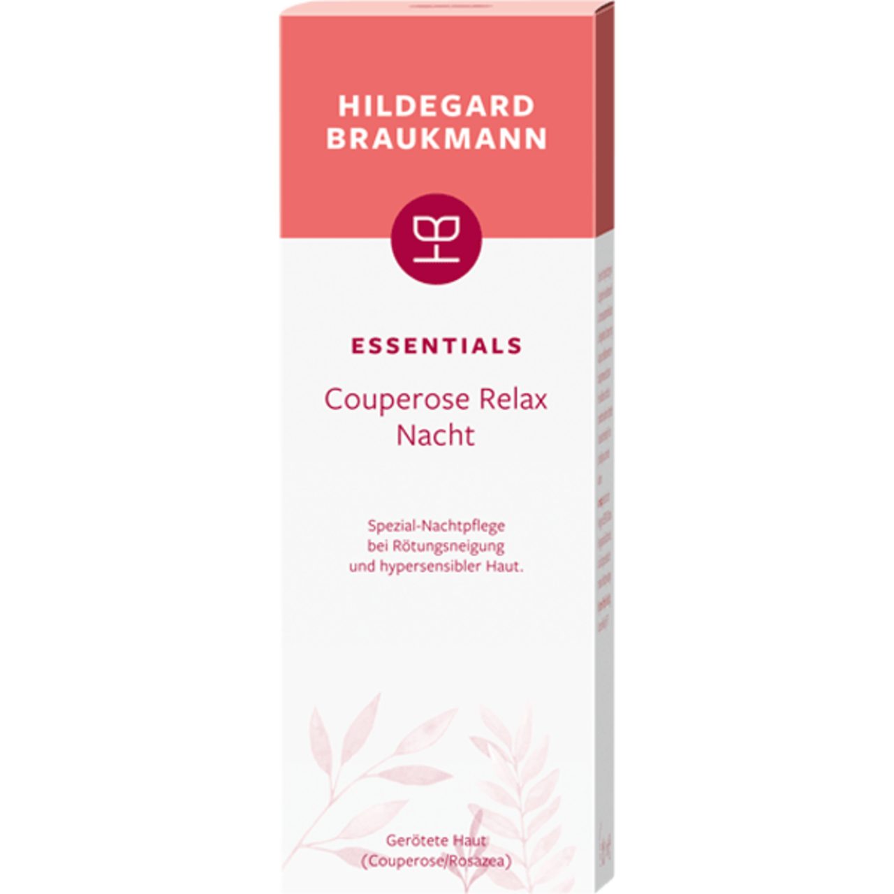 Hildegard Braukmann Nachtcreme Essentials Couperose Relax Nacht, Glättende Pflege mit wertvollen Seidenproteinen
