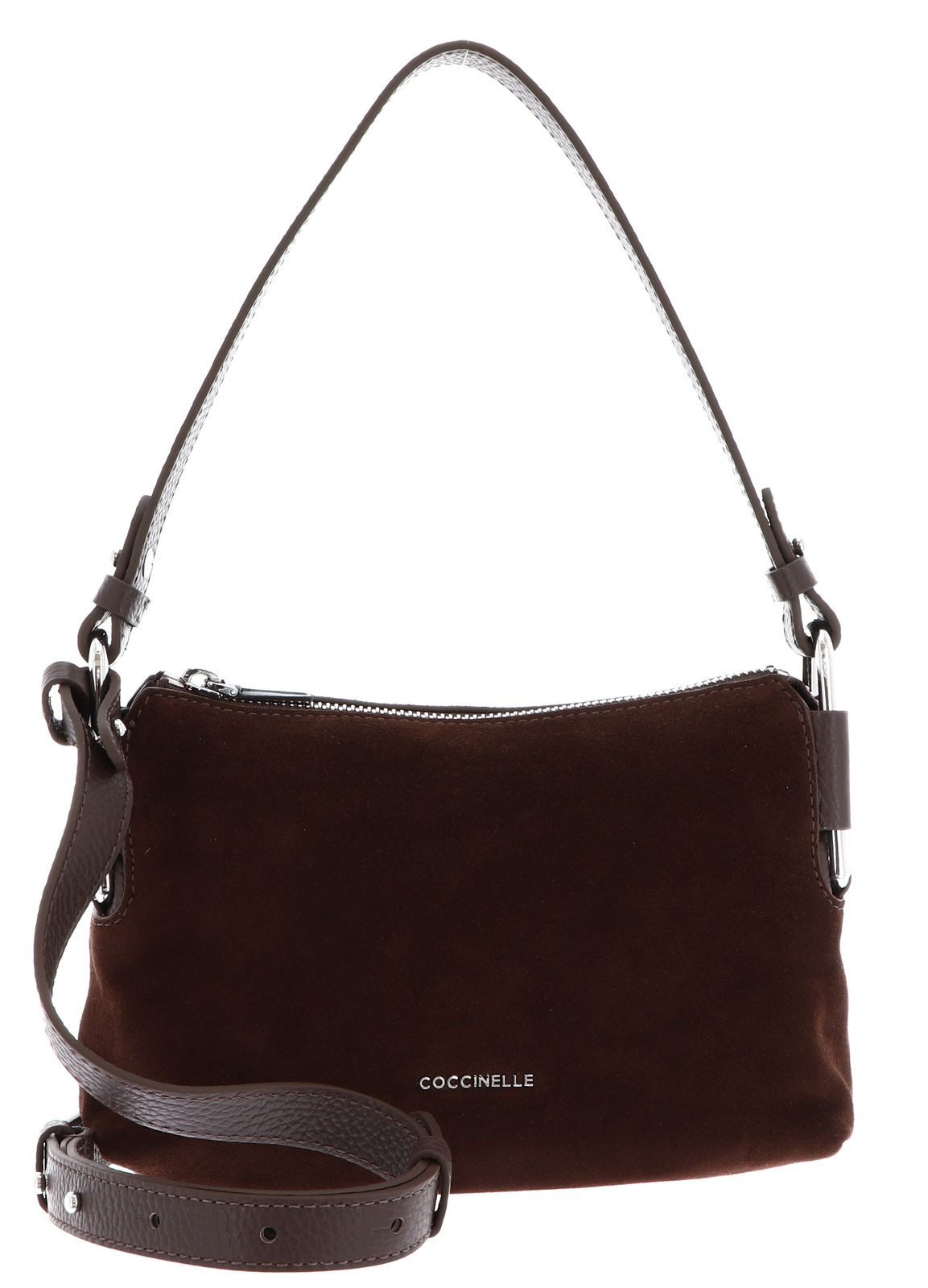 Umhängetasche Suede Mini Bag Grained Leather