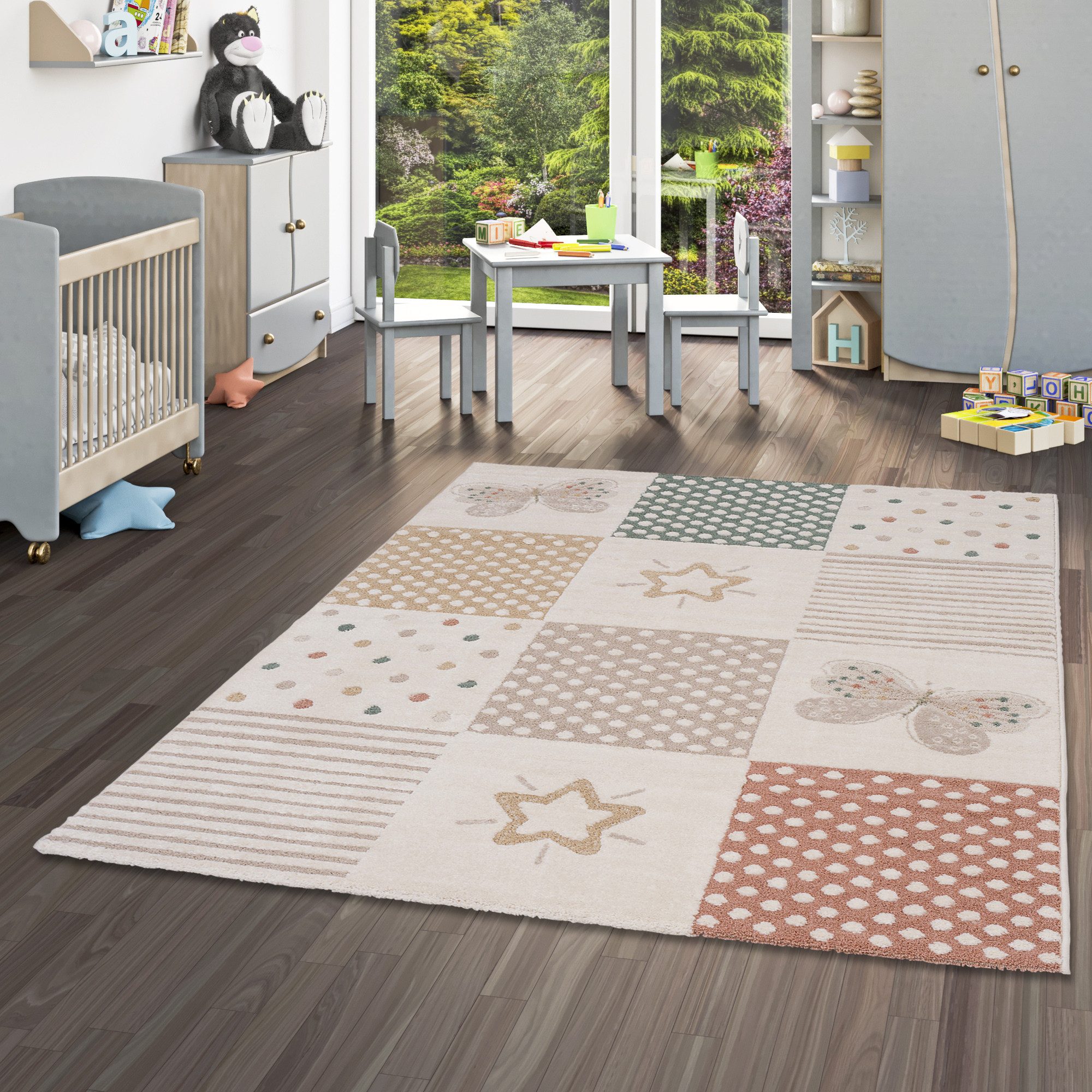 Pergamon Kinderteppich Kinder Teppich Happy Kids, Rechteckig, Höhe: 11 mm günstig online kaufen