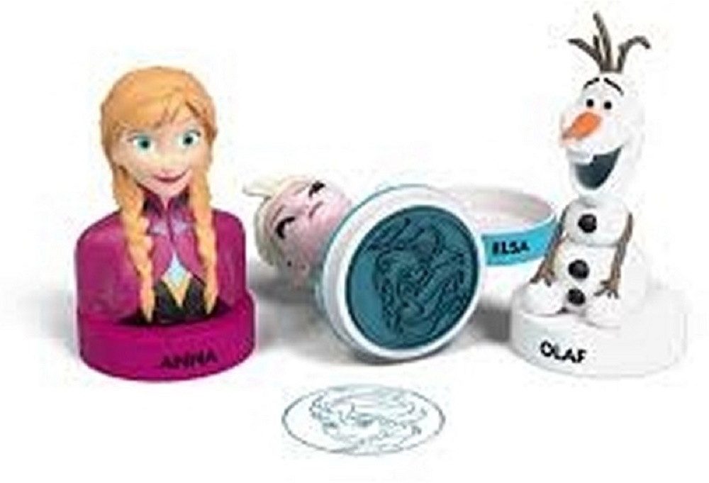 Disney Stempel Disney Frozen Stampeez Stempel Figur Blindpack 3D Spielzeug unsortiert, Figur zum Sammeln Tauschen integriertem Stempel kreative Bastelideen