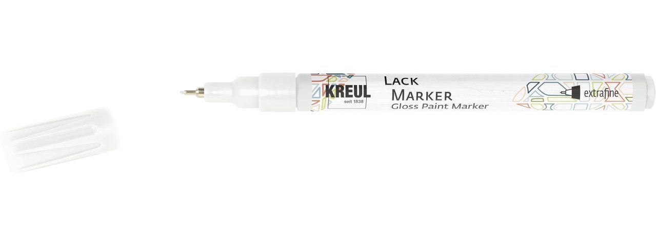 Kreul Lackmarker Kreul Lack Marker extrafine weiß 0,8 mm