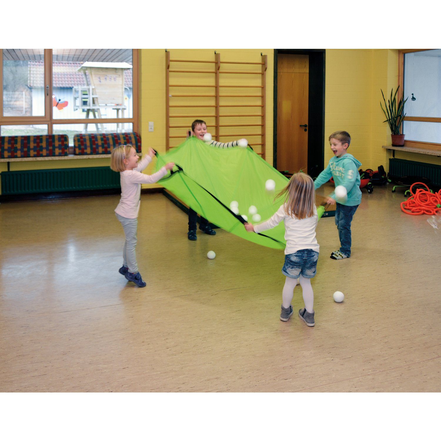 Spielzeug-Gartenset Schwungtuch, Ø 185 cm