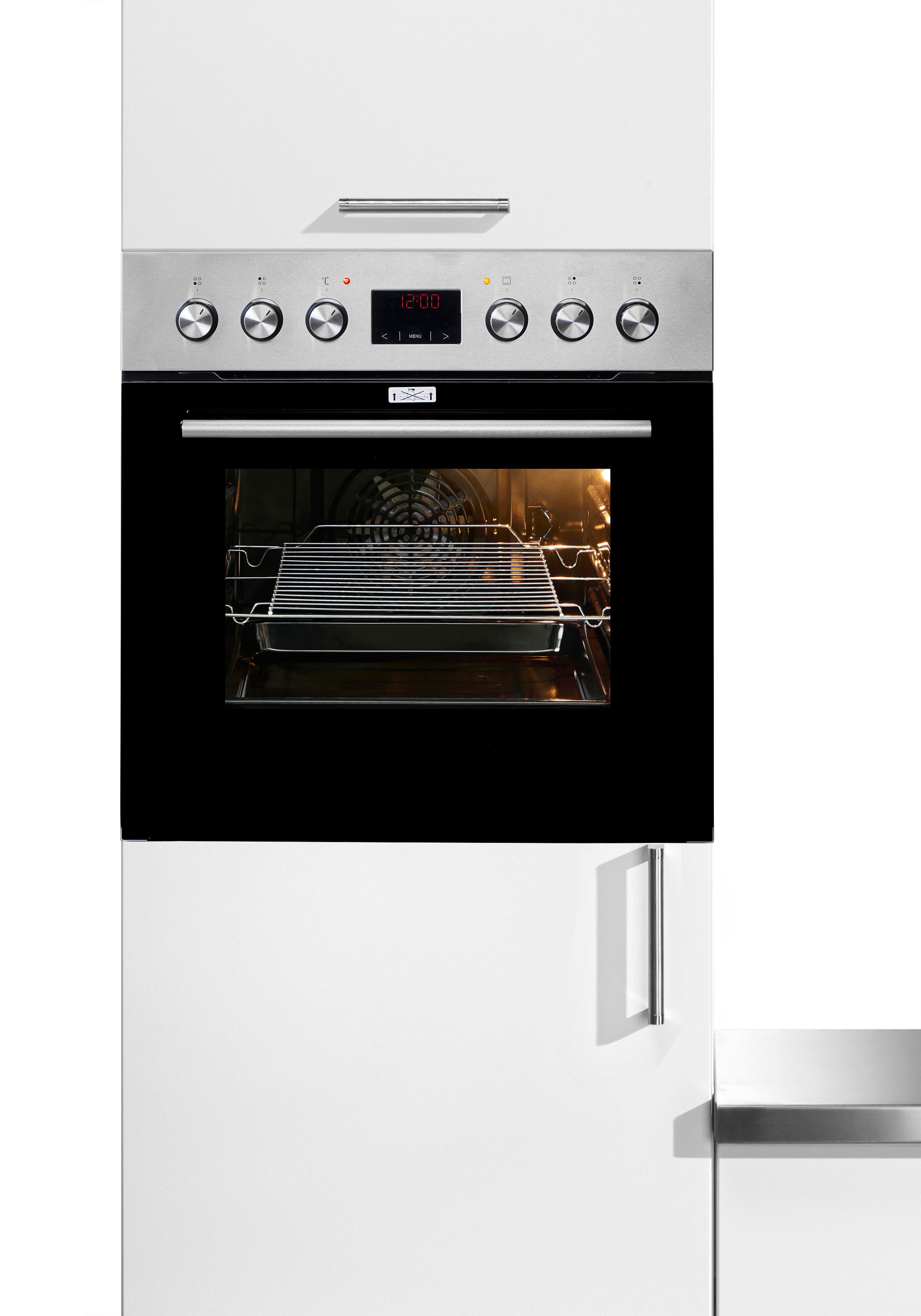Amica Induktions Herd-Set EHI 935 333 E, Steam Clean, Alles im Griff: Timer, klare Sicht, schnell sauber