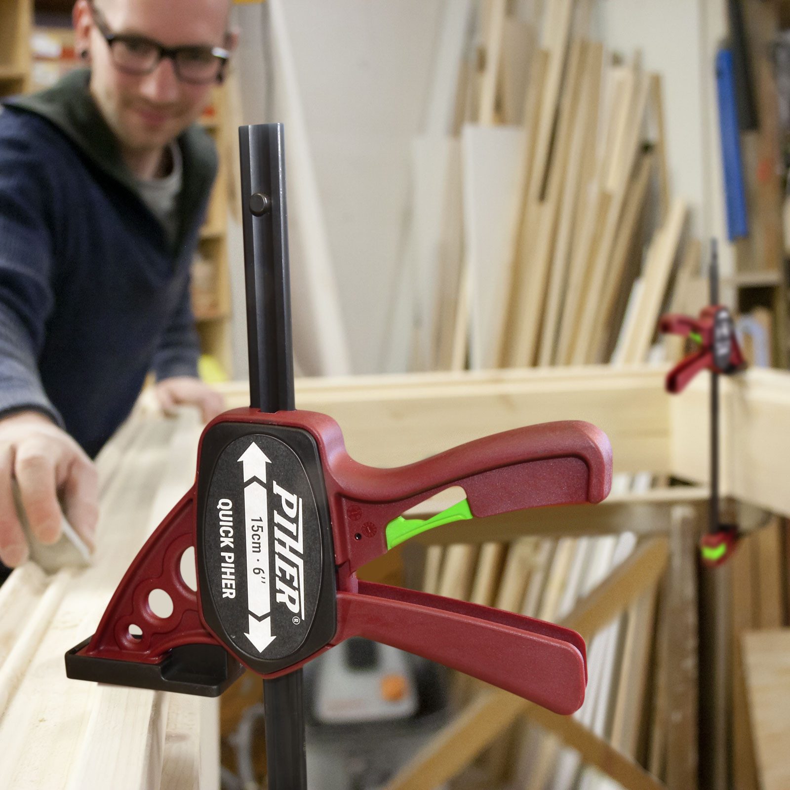 Piher Zwinge Piher Quick Einhandzwinge Extra 60 cm, (Stück)