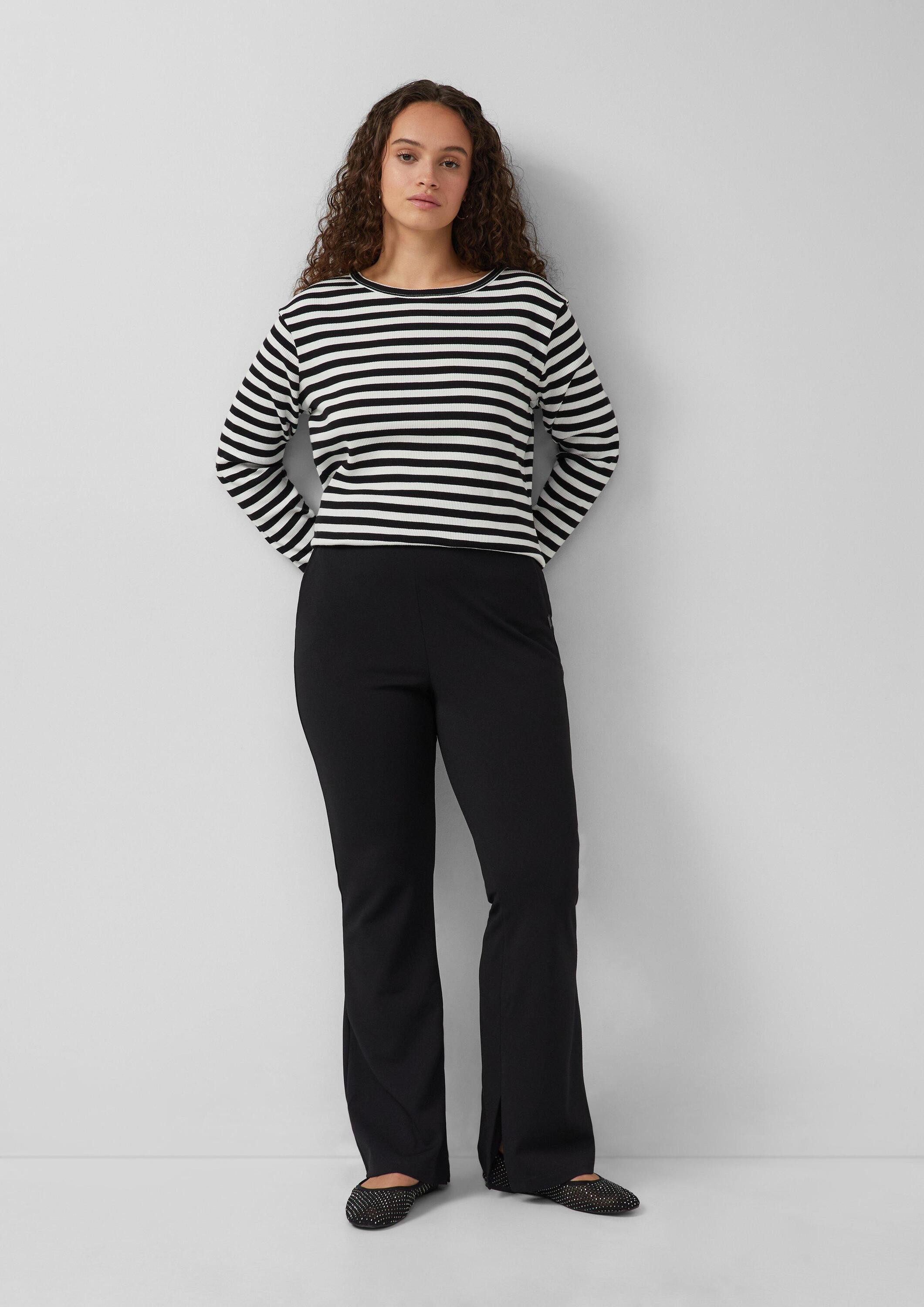 QS Chinos Hose Hose aus Interlockjersey günstig online kaufen