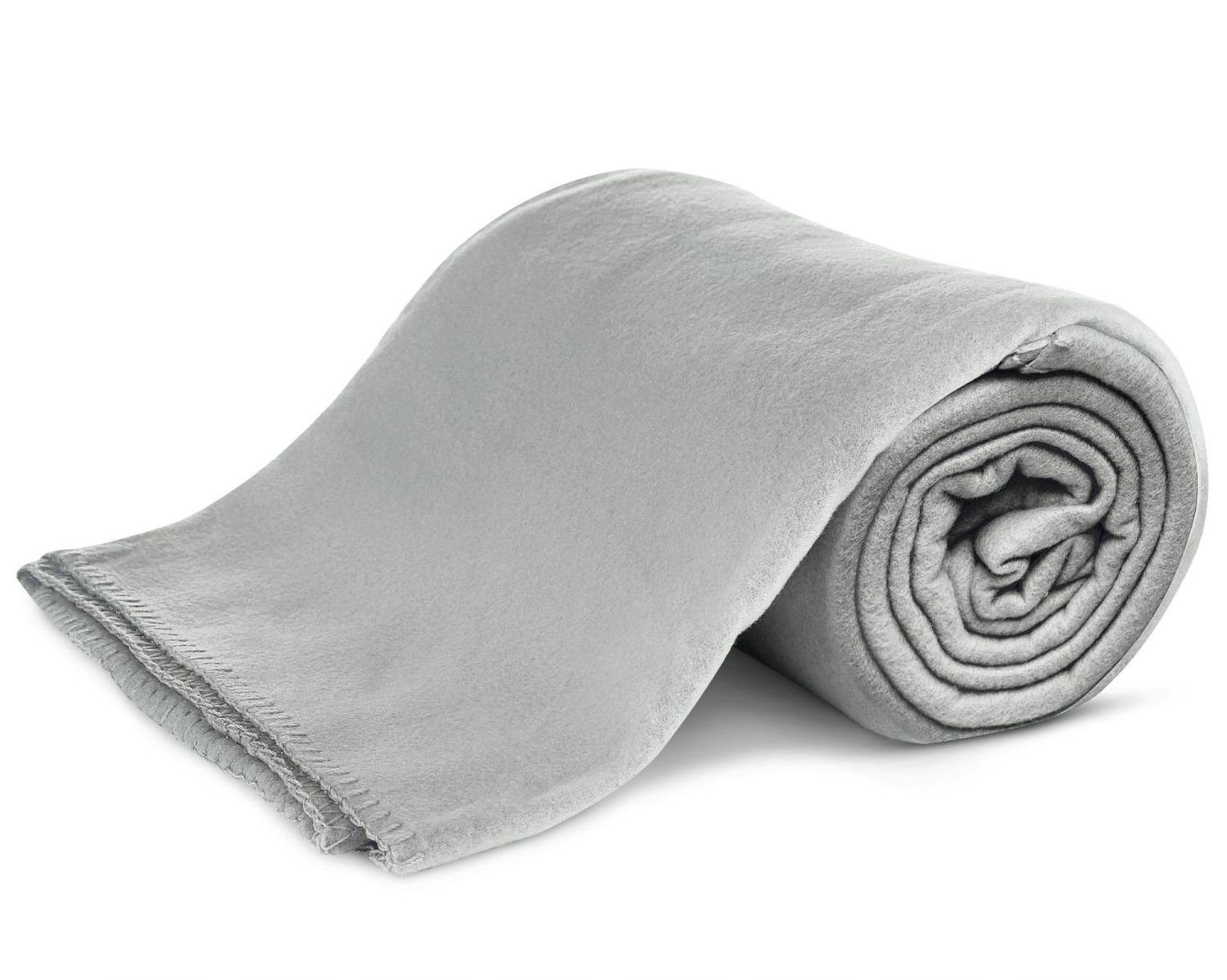 Wohndecke Polar-Fleece mit Antipilling, ca. 420g, 130x160 cm, KiGATEX, Ziersticheinfassung