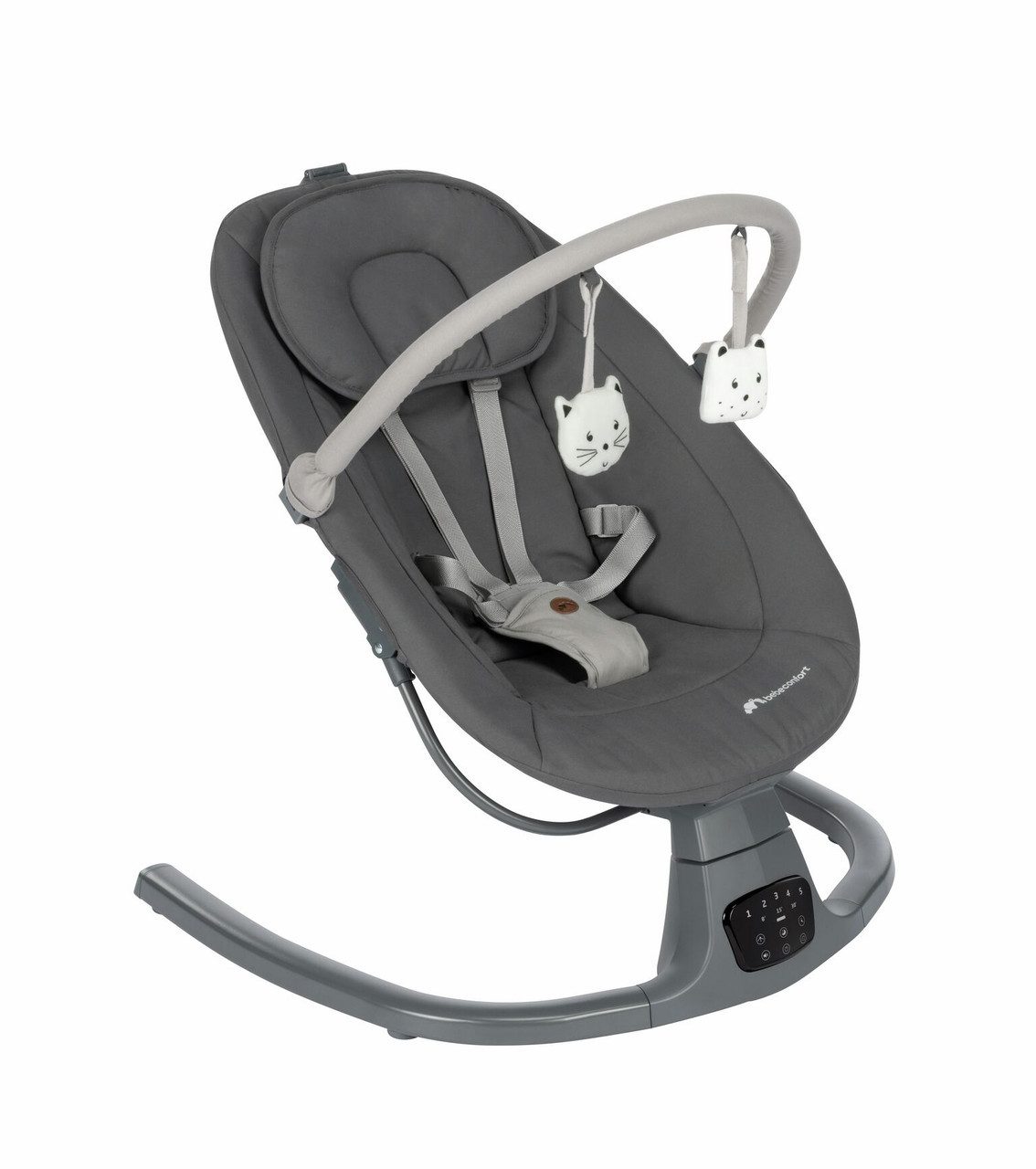 Bebeconfort Babywippe Bebeconfort Jolana, Babywippe elektrisch, 0–6 Mon (9 kg), automatische, Automatische Bewegungserkennung Lieder und Klänge Verstellbare Rück…