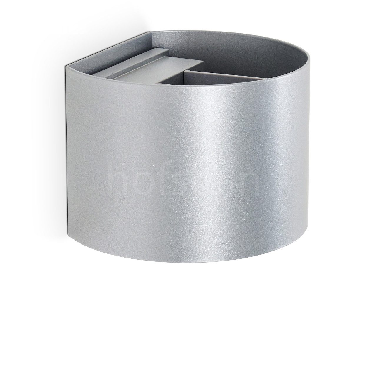 hofstein Außen-Wandleuchte Wandlampe aus Metall in Silberfarben, LED wechse günstig online kaufen