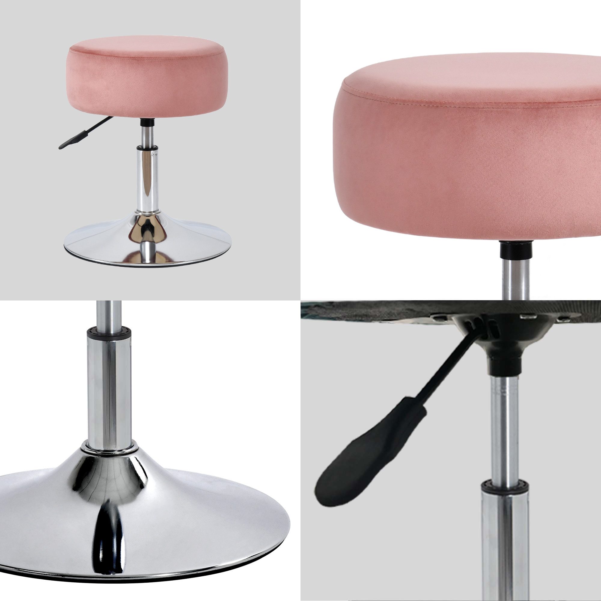 Duhome Hocker, Drehhocker Sitzhocker Rund Rollhocker günstig online kaufen