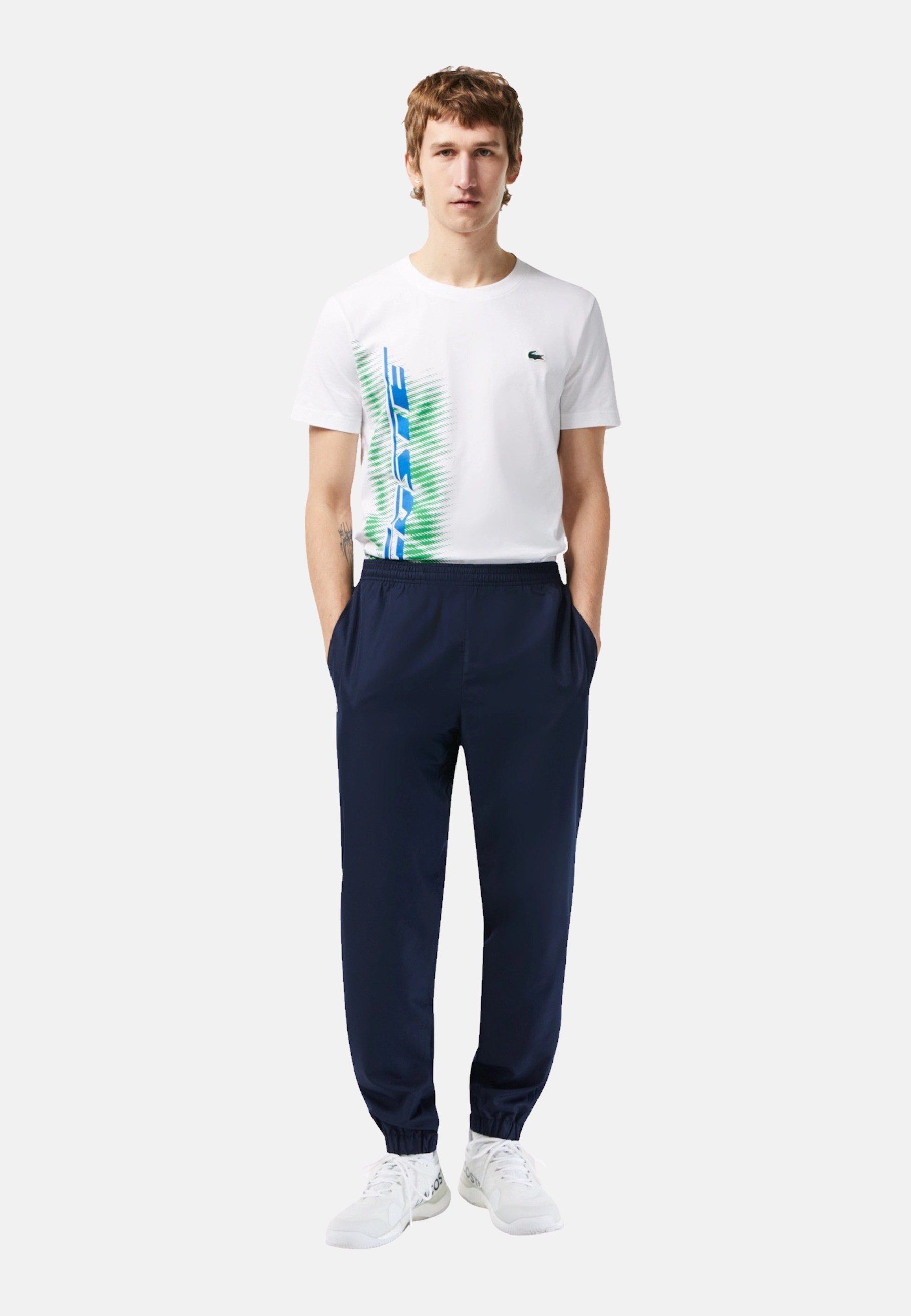 Lacoste Trainingshose Hose Trainingshosen mit Knöchel-Reißverschlüssen (1-tlg)