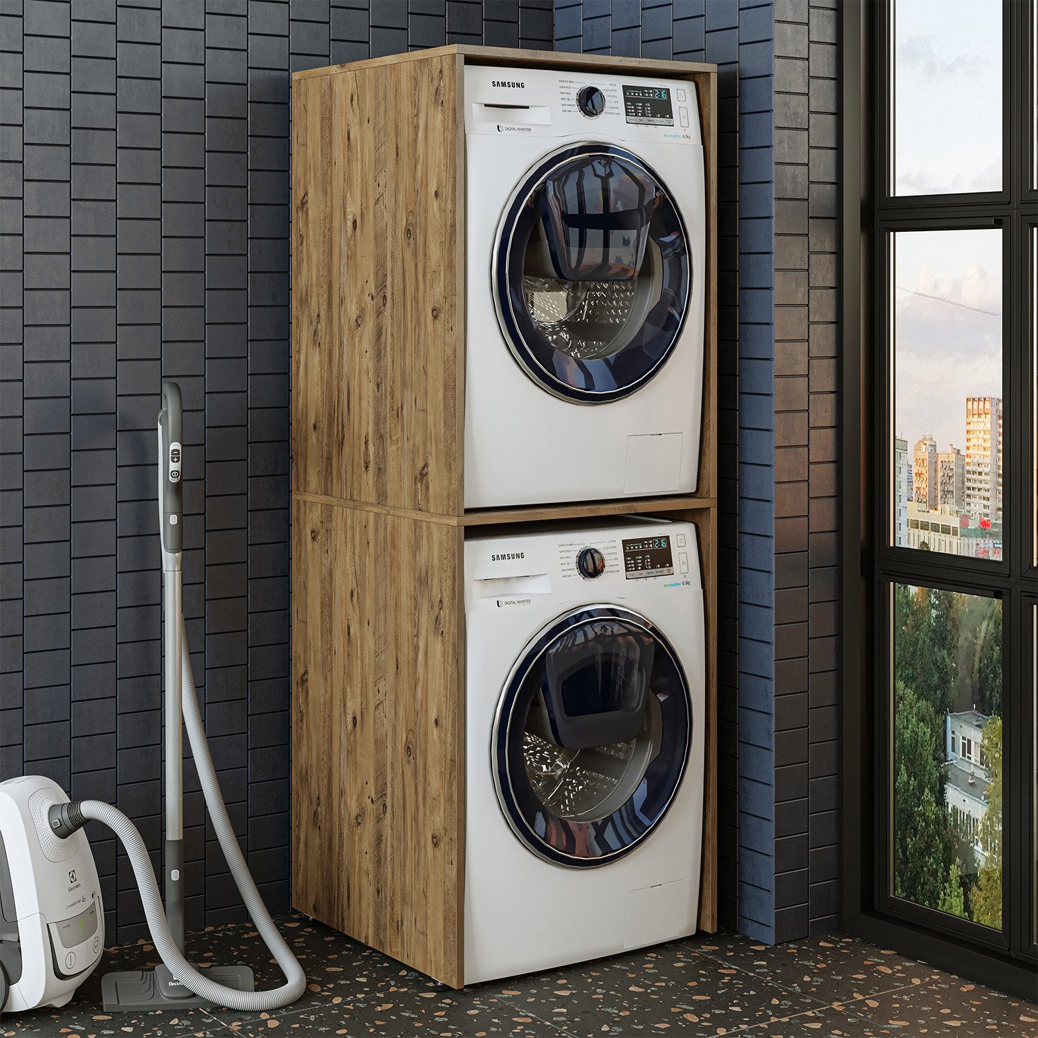 Roomart Waschmaschinenumbauschrank (Waschmaschinenschrank für Trockner und günstig online kaufen