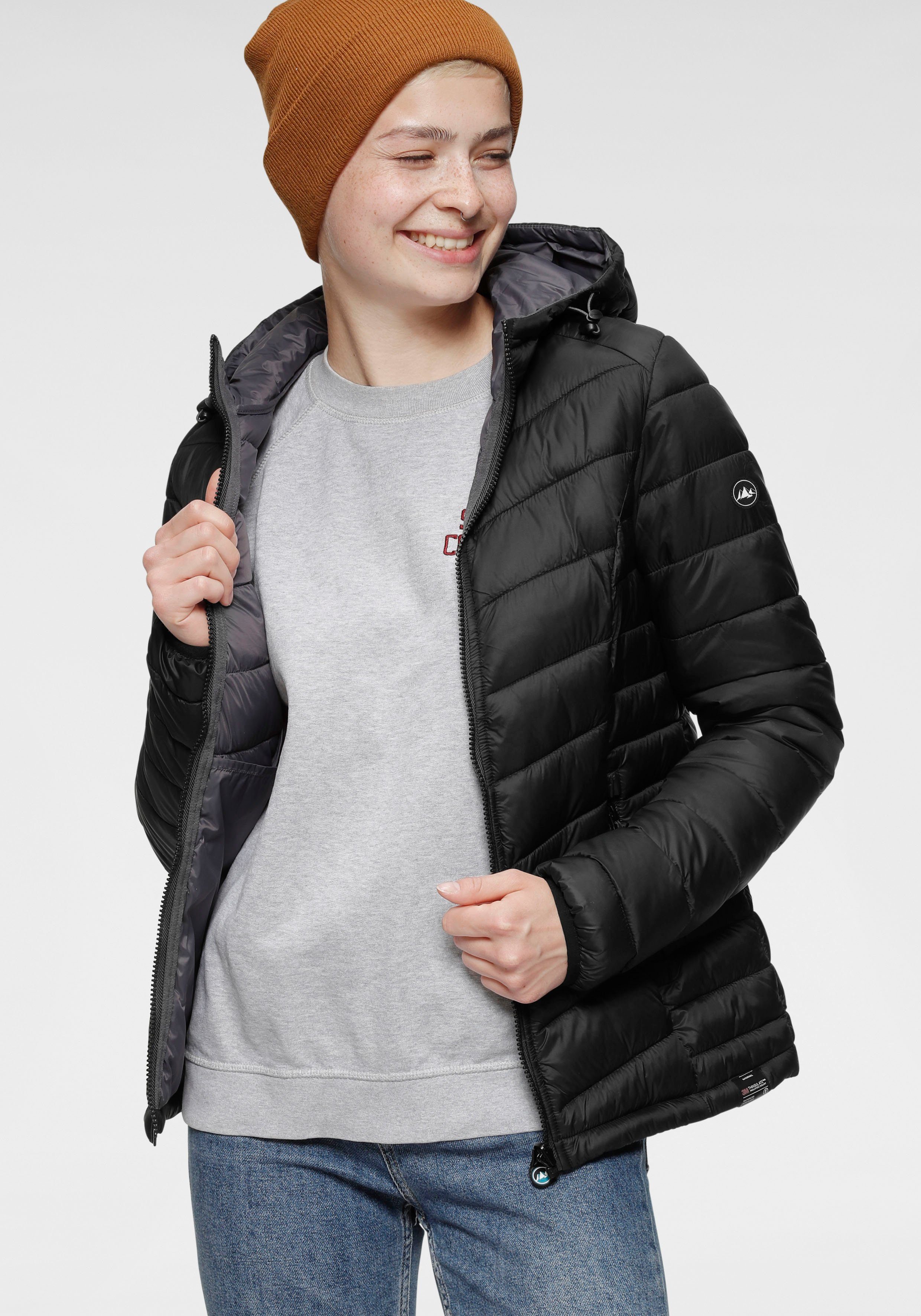 Steppjacke schwarz Polarino