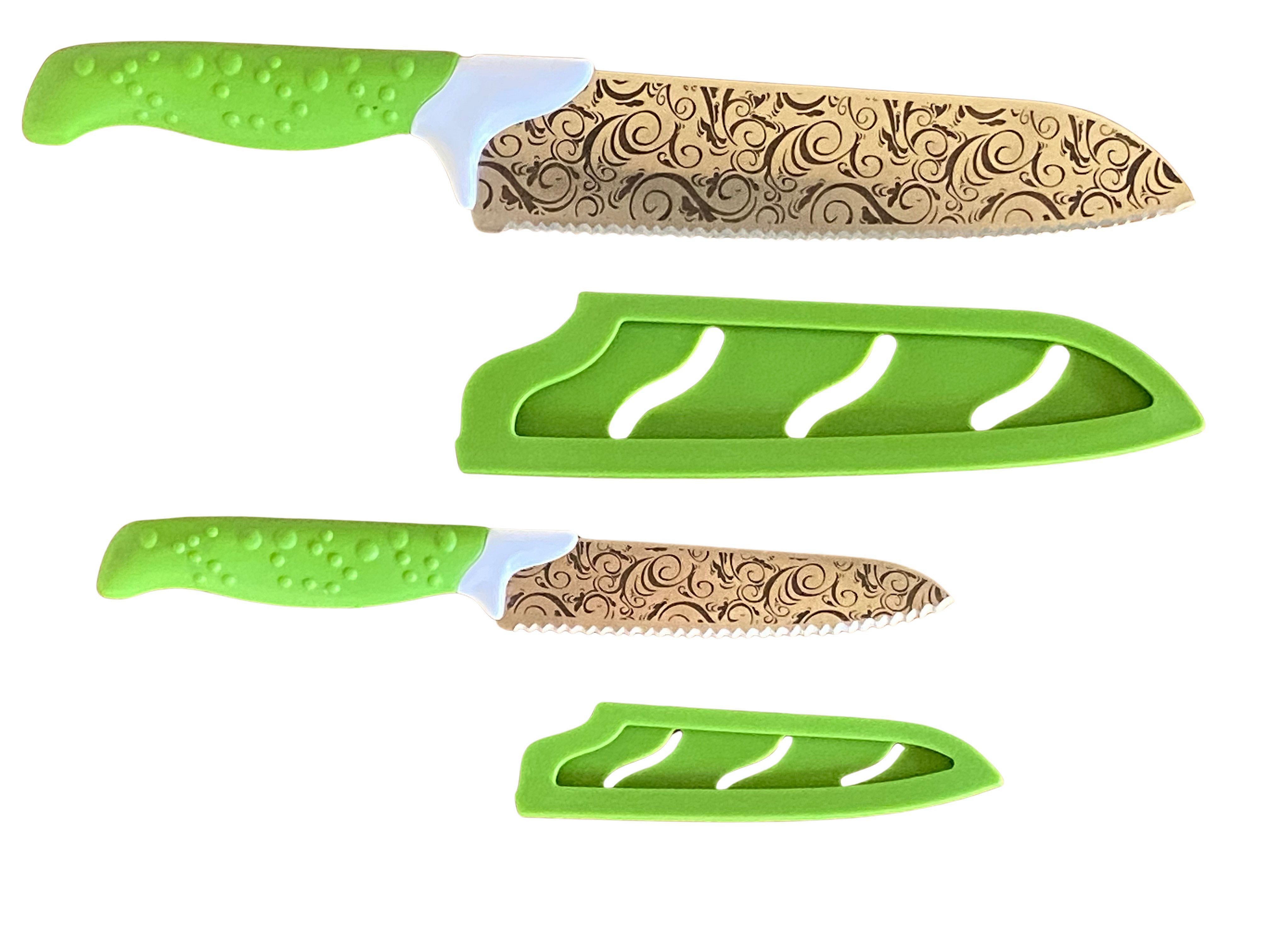 Genius Allzweckmesser Genius Magic Cut Universal Ножи Set Grün Поварские ножи Küchenmesser