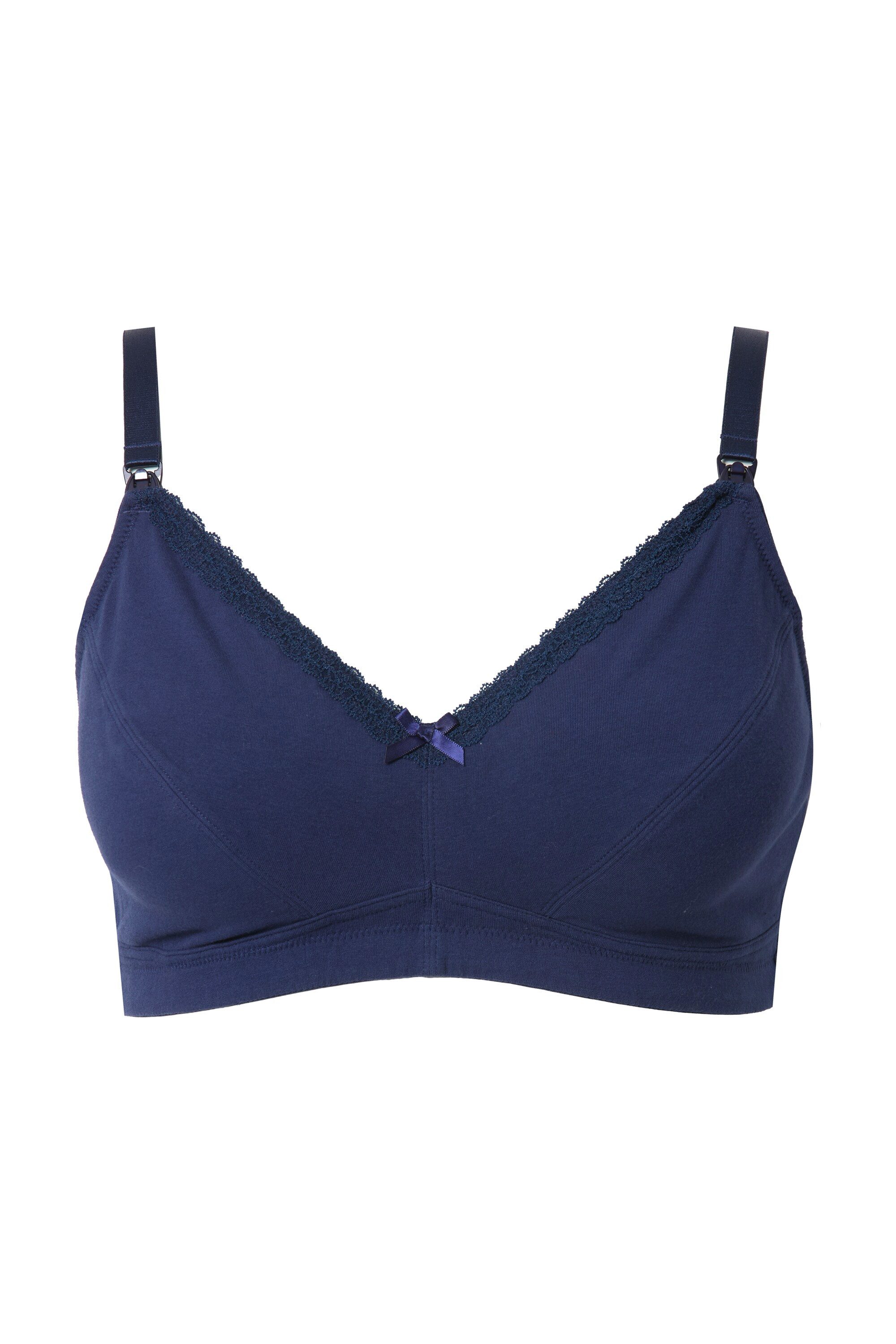 Ulla Popken Still-BH Still-BH Spitzenkante Träger-Verschluss vorne Schwangerschaft