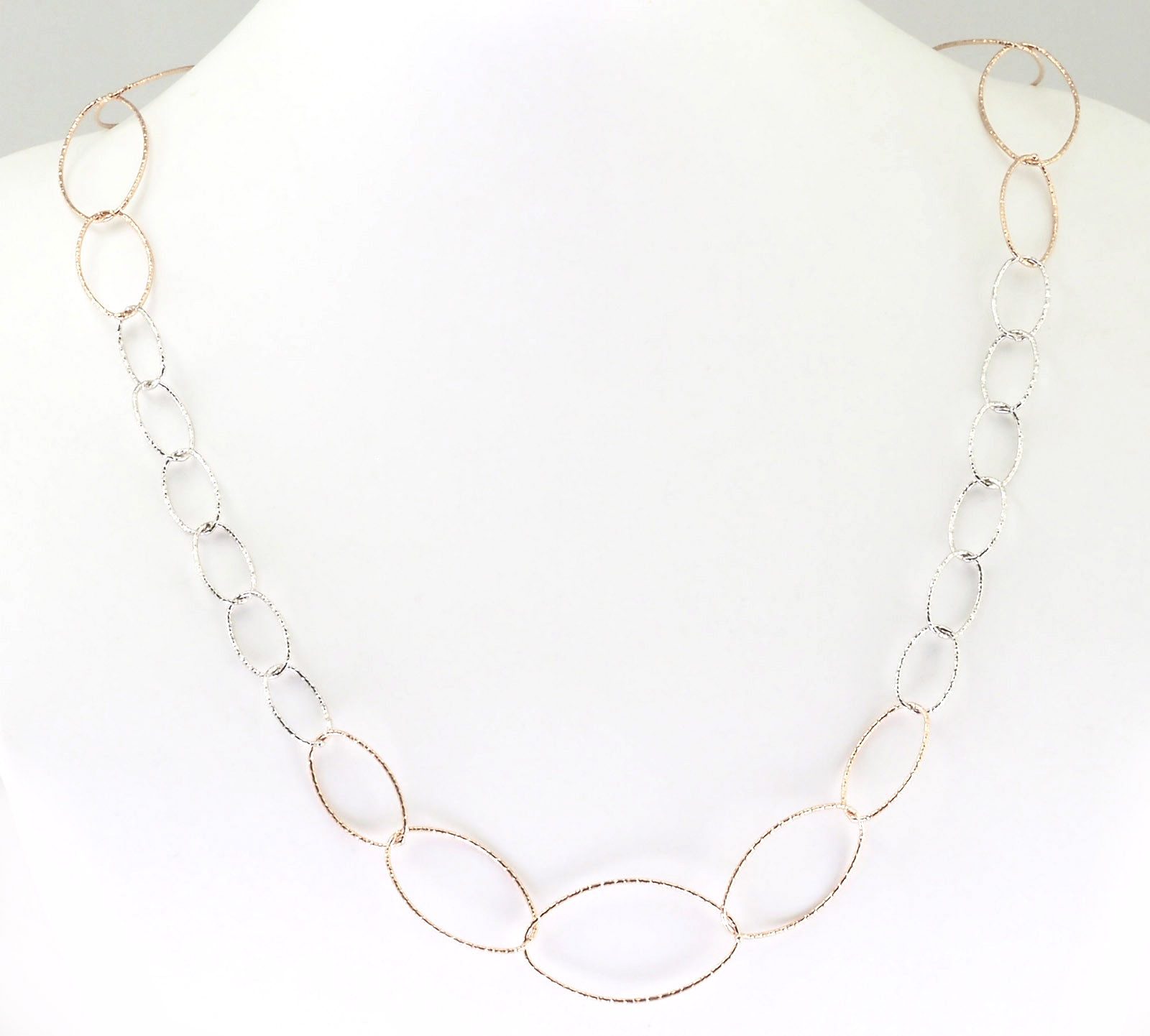 Der Kettenmacher Silberkette Fantasie 925 Silber NETT-80BCR Damen Halskette