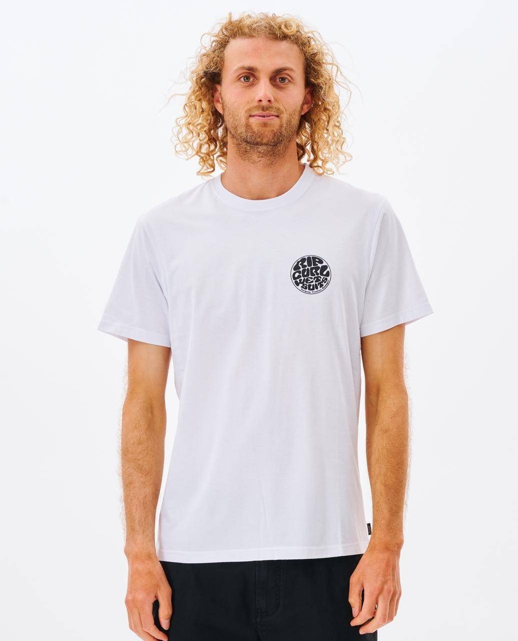 Rip Curl Print-Shirt Kurzärmeliges Wetsuit Icon T-Shirt