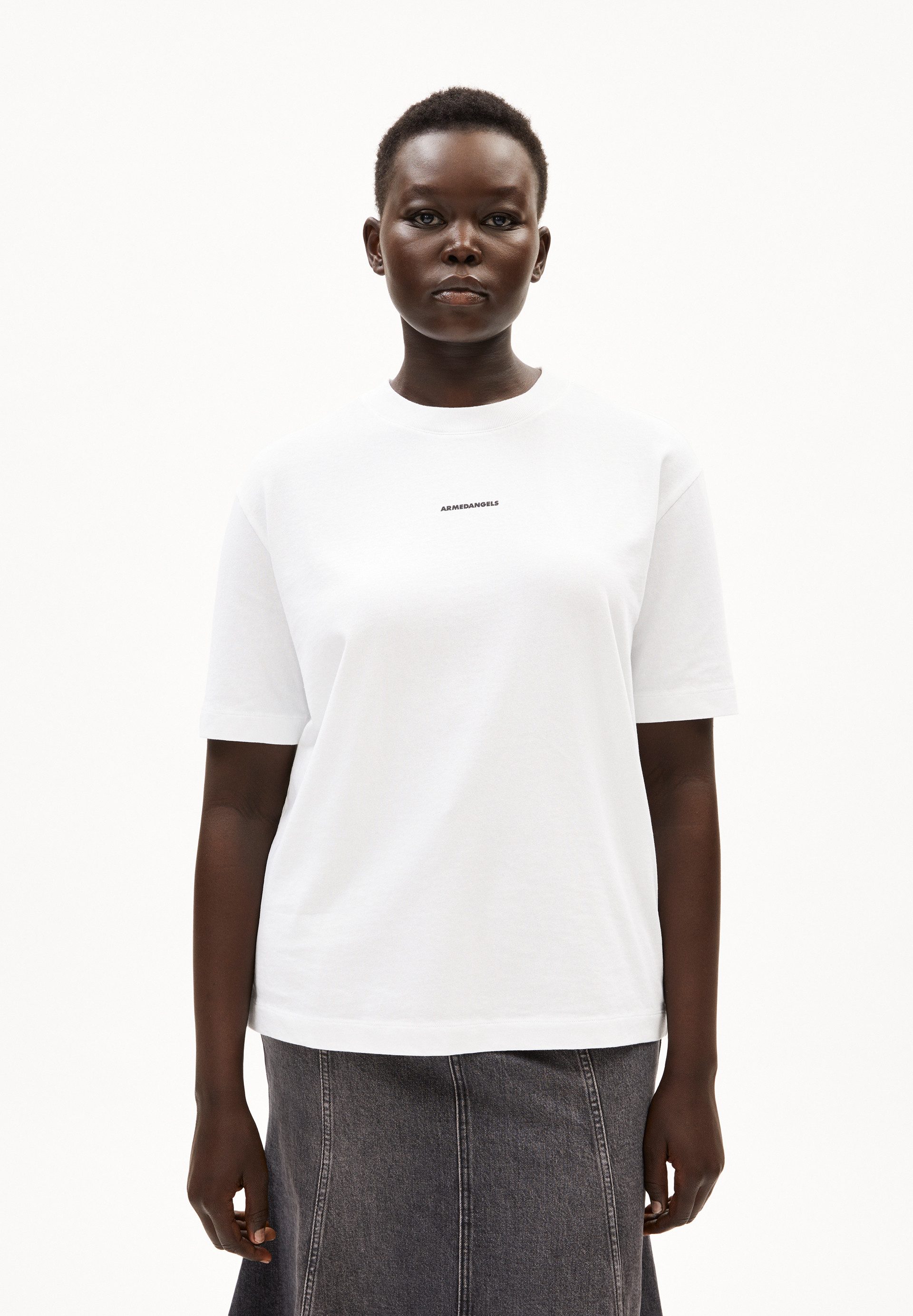 Armedangels T-Shirt TARJAA WORDMARK Loose Fit