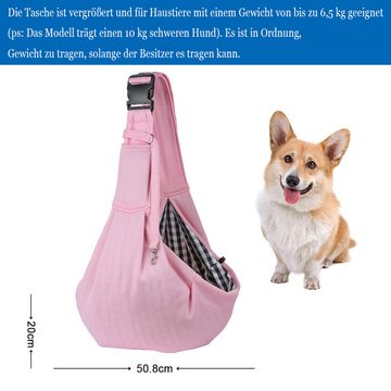 Lubgitsr Tiertransporttasche Transporttasche für Hunde und andere Haustiere, verstellbar