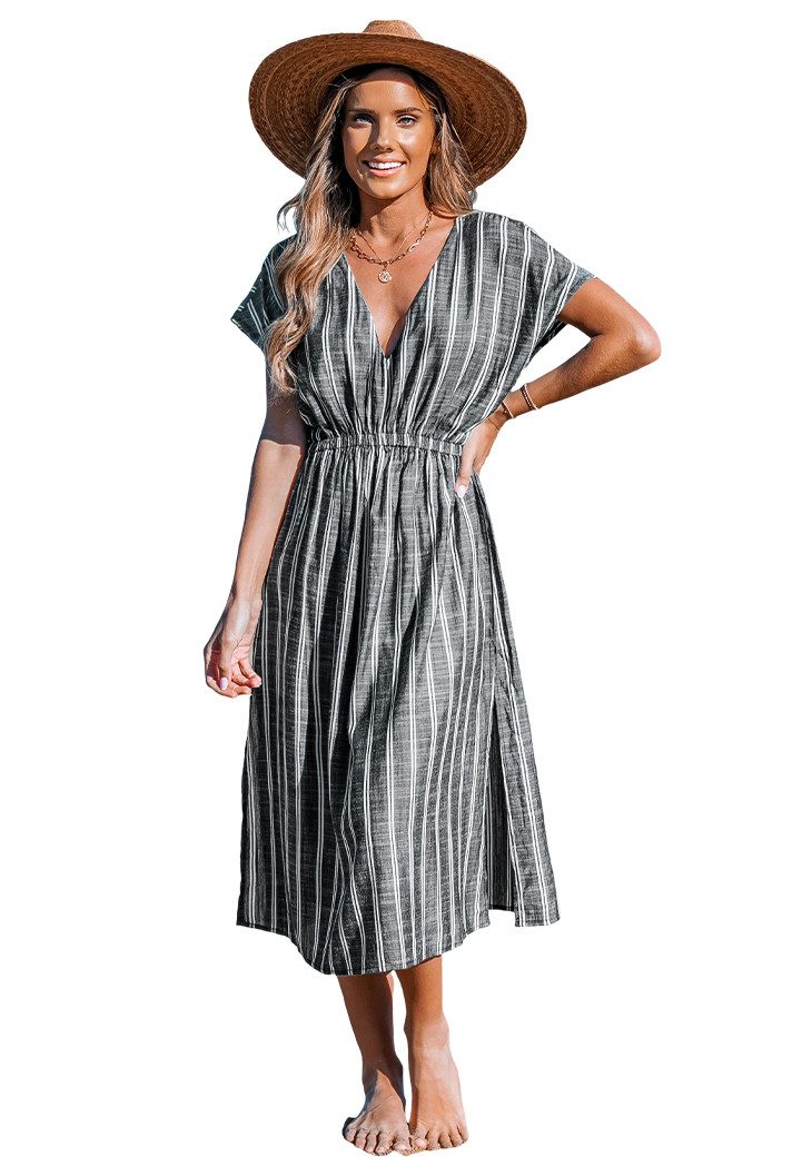 Cupshe Strandkleid Midi-Kleid mit Seitenschlitz