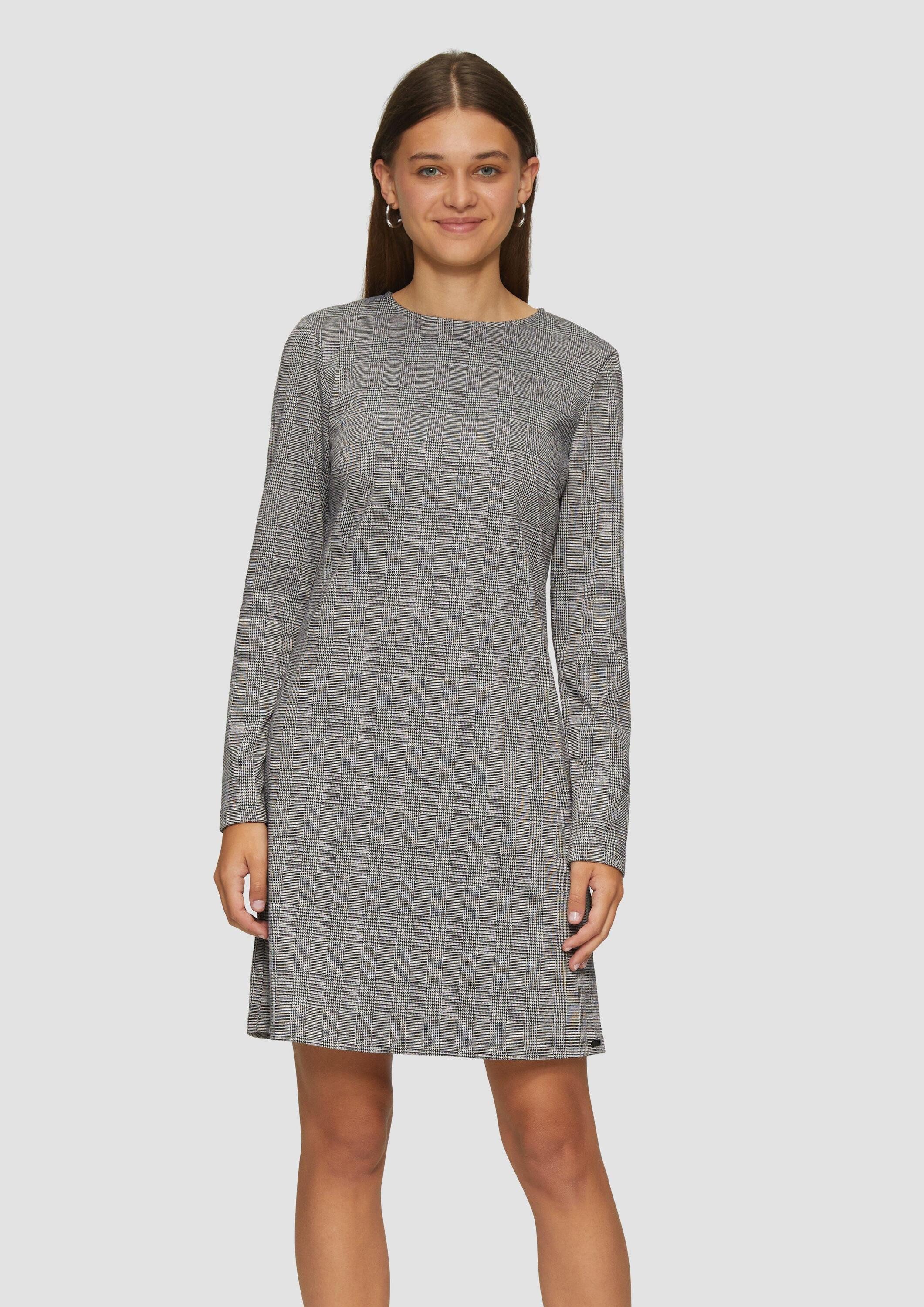 QS Minikleid Kleid Kurzes gemustertes Kleid günstig online kaufen