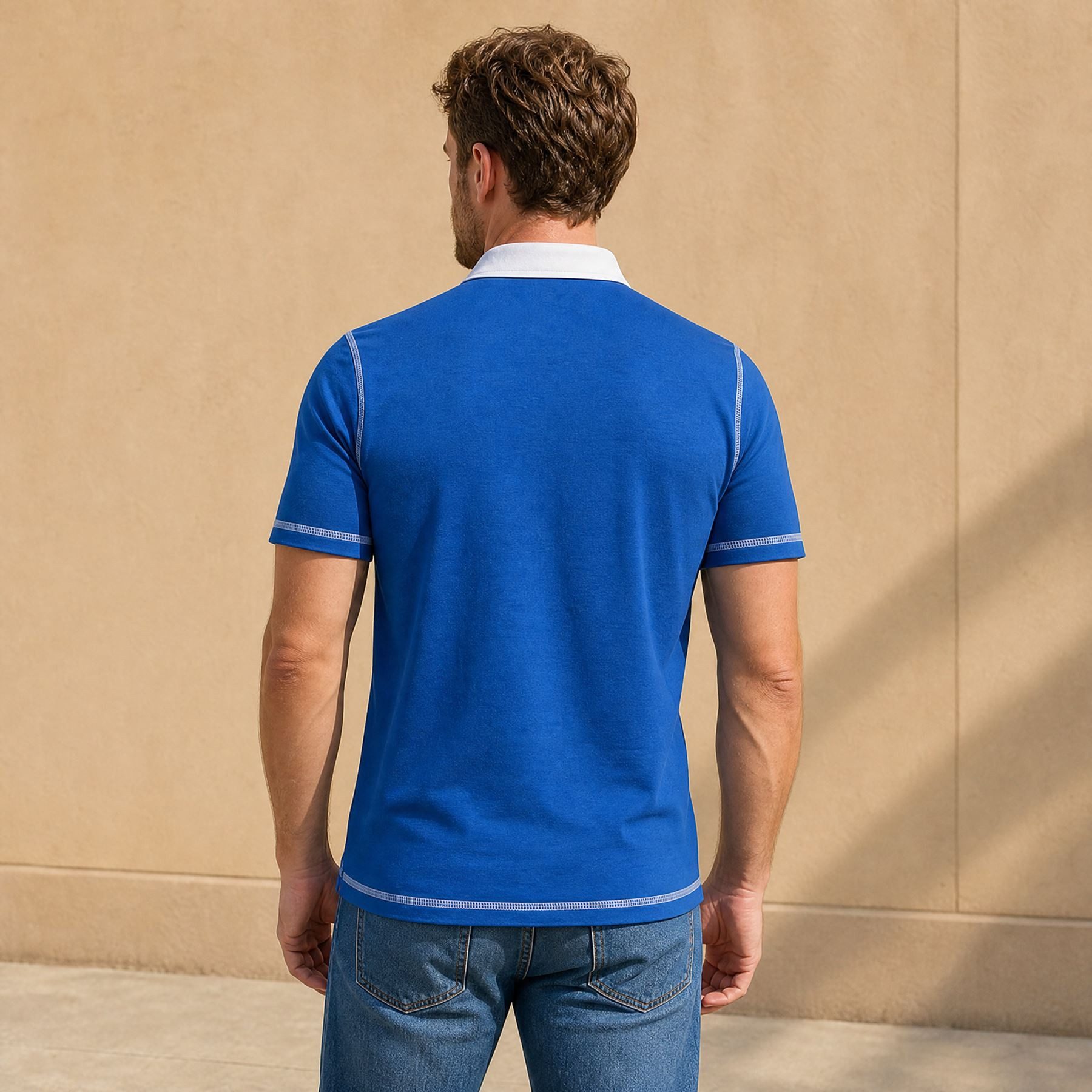 Nebulus Poloshirt ENTERTAIN, P5408 - Herren, kobaltblau, XXL