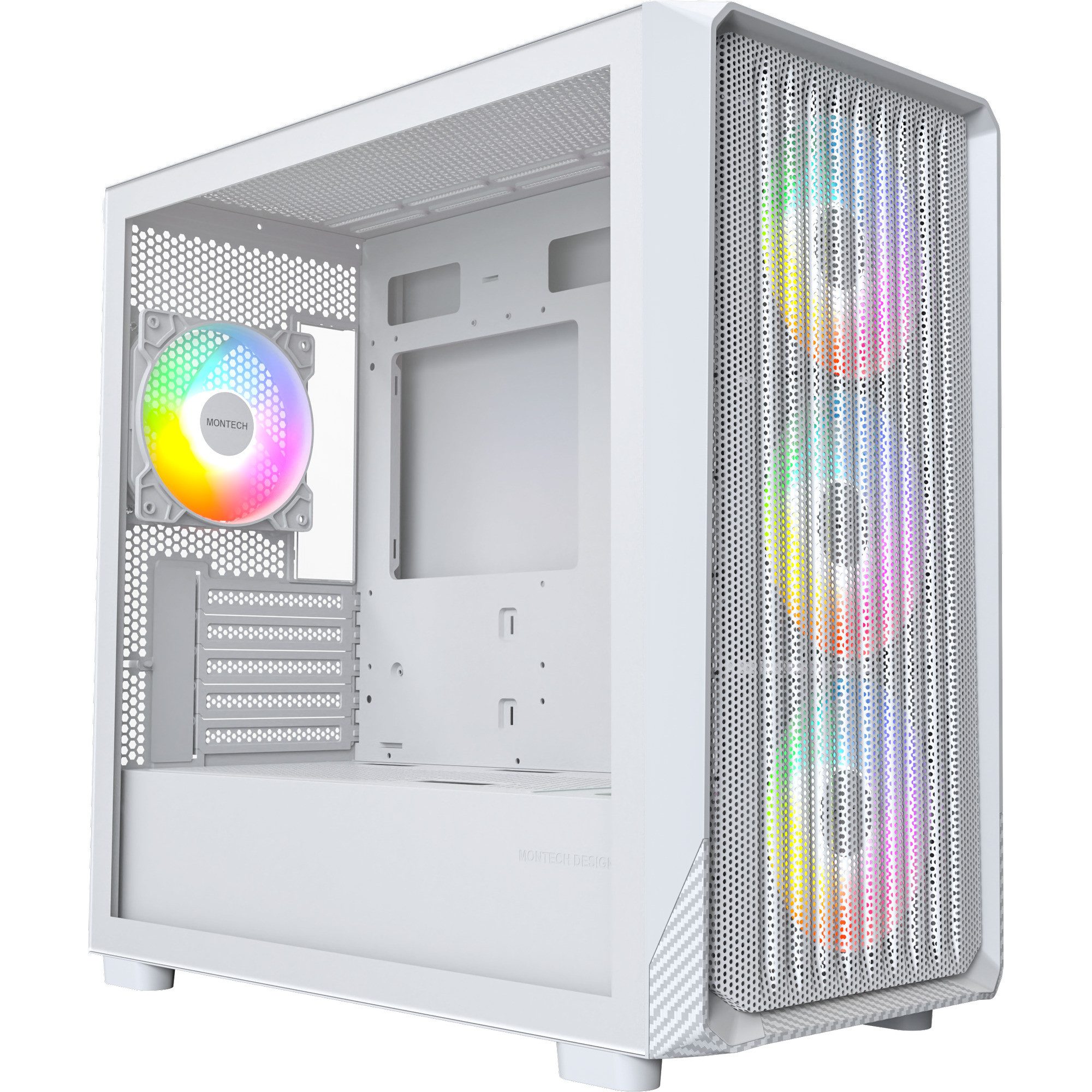 MONTECH PC-Gehäuse Montech X5M, Tower-Gehäuse, (Tempered Glass)