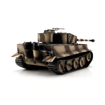 Torro RC-Panzer 1/16 RC Tiger I Späte Ausf. wüste BB Rauch