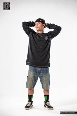 UNDERWORLD Sweatshirt UNDERWORLD Oktagonal Funktionssweatshirt Schwarz Hip Hop Streetwear