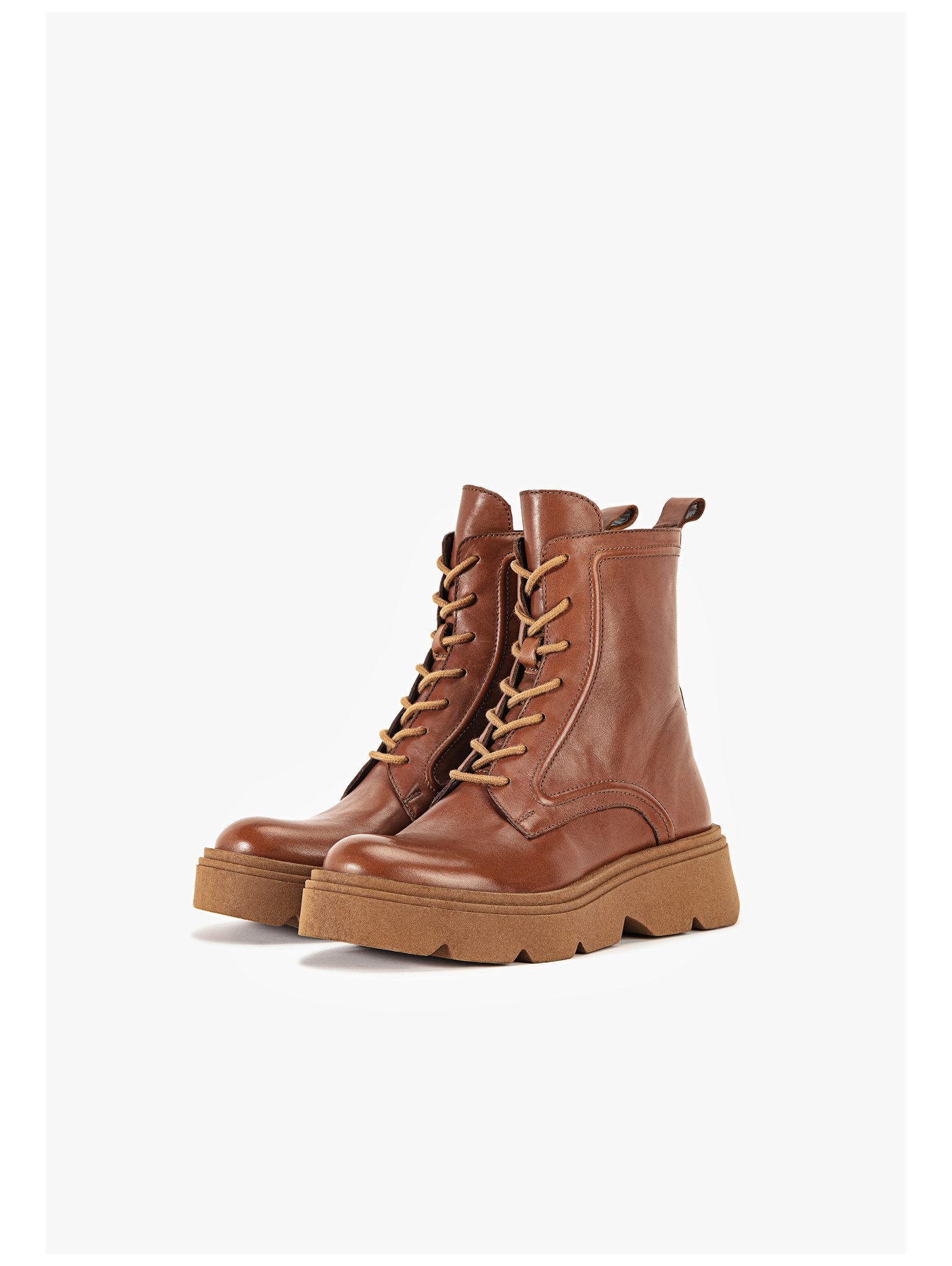 INUOVO INUOVO Stiefelette Leder Schnürstiefelette