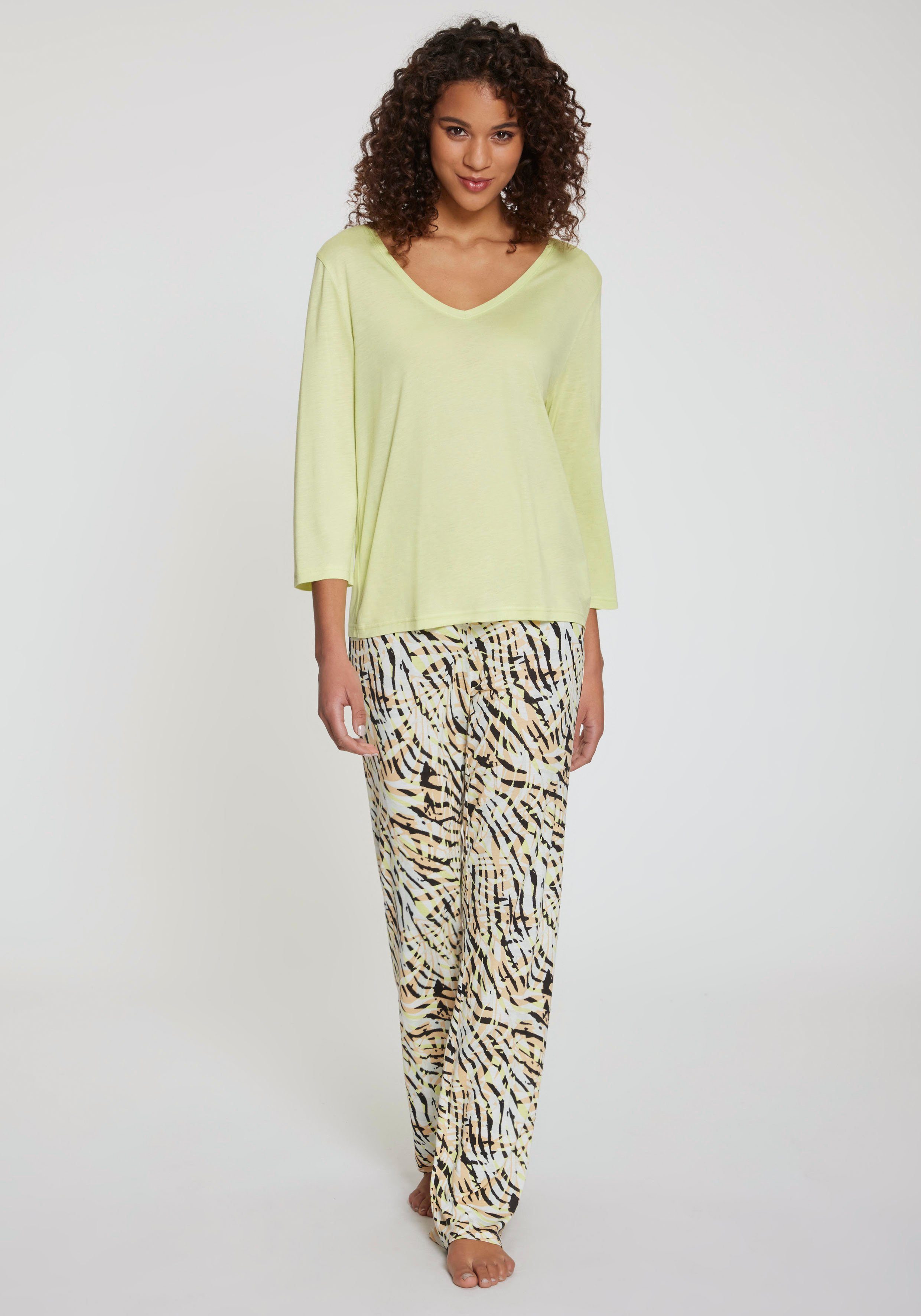 Vivance Dreams Pyjama (2 tlg) mit Allover-Druck